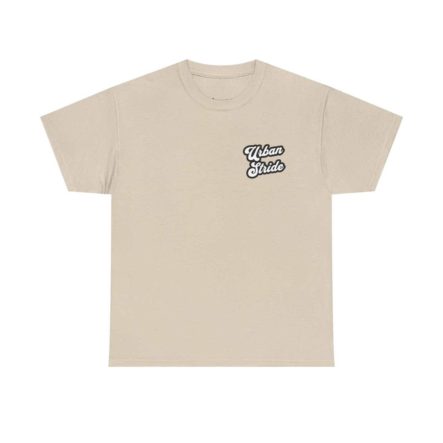 T-shirt con scritta "urbanstride " stile firma