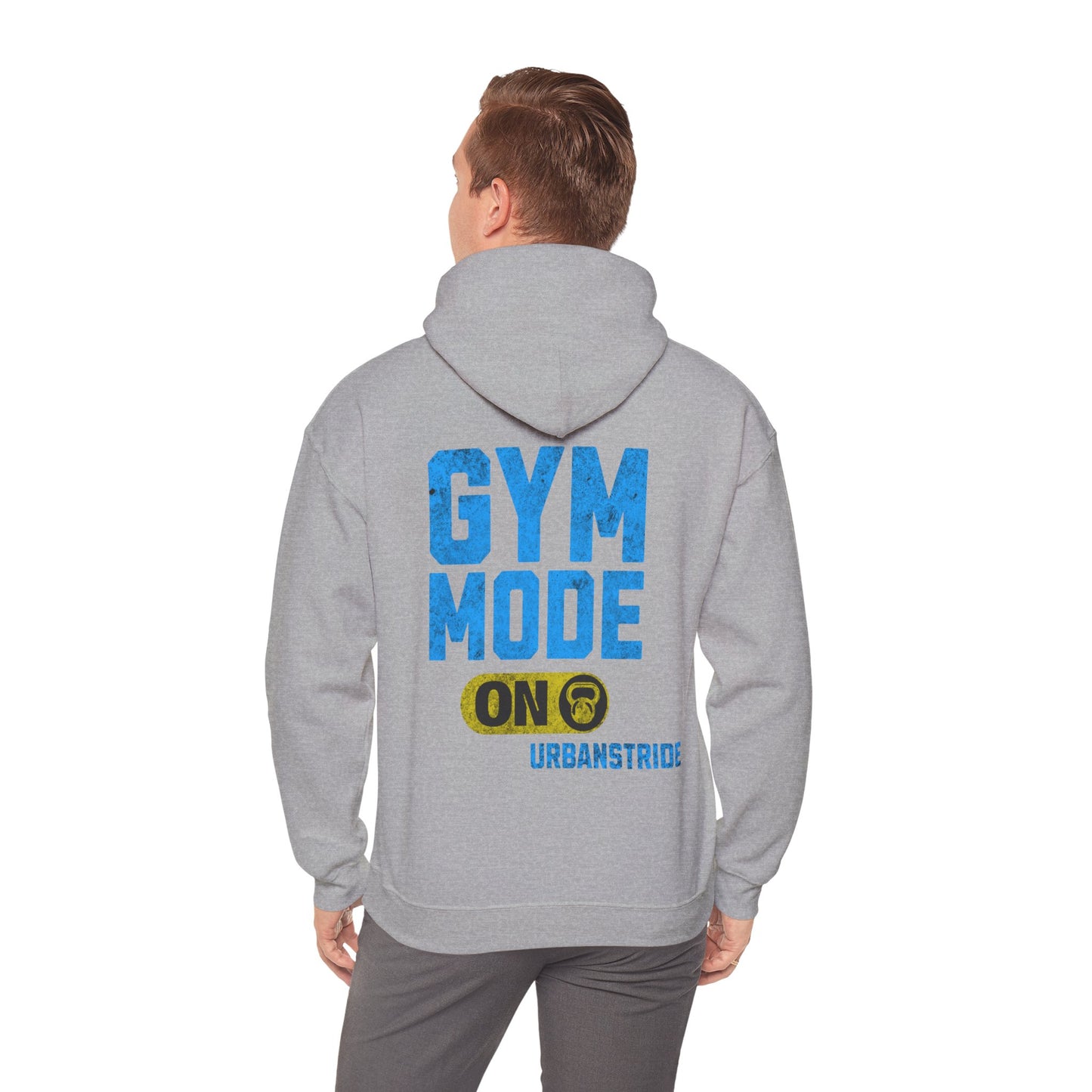 Felpa con scritta "Gym mode on"