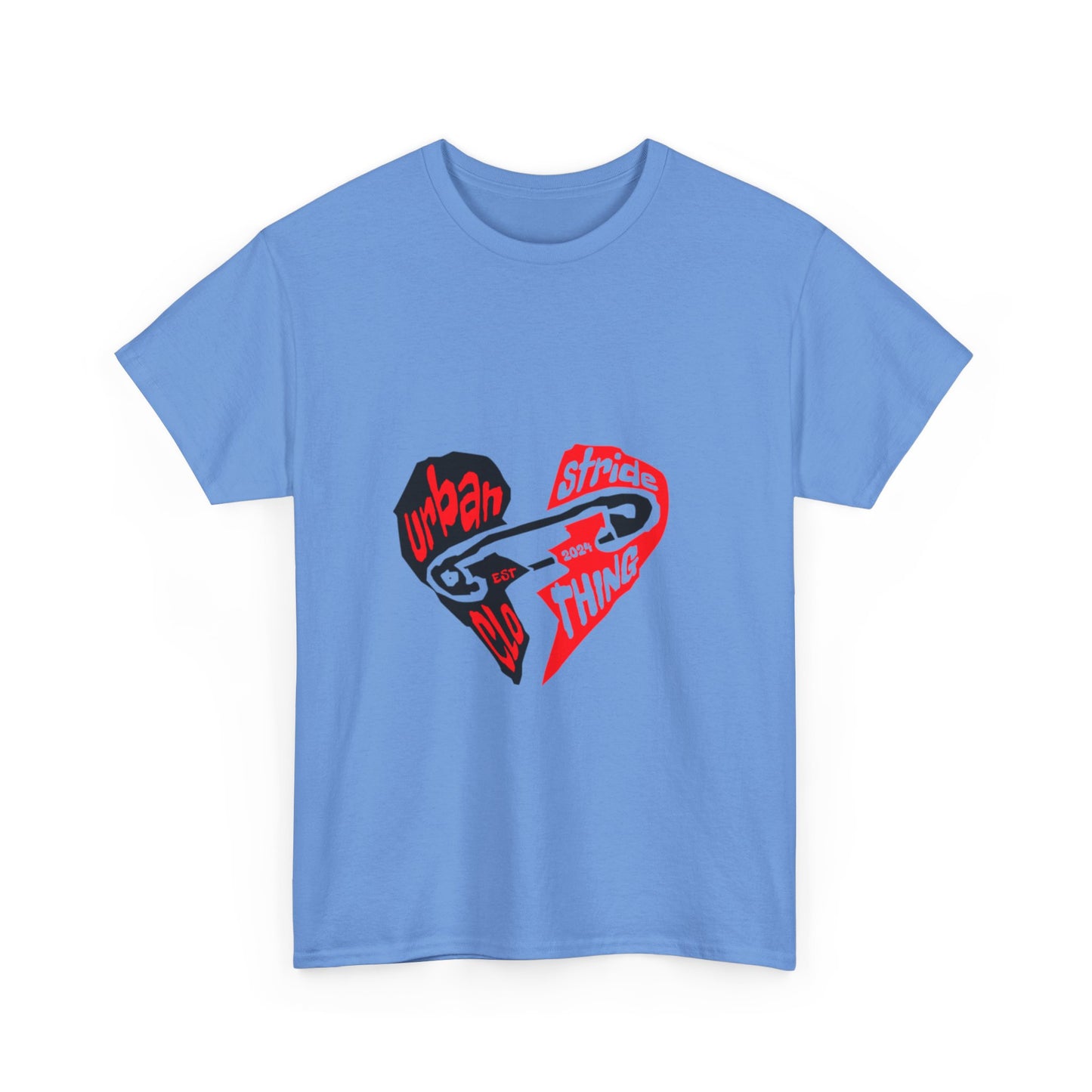 T-shirt con disegno cuore spezzato