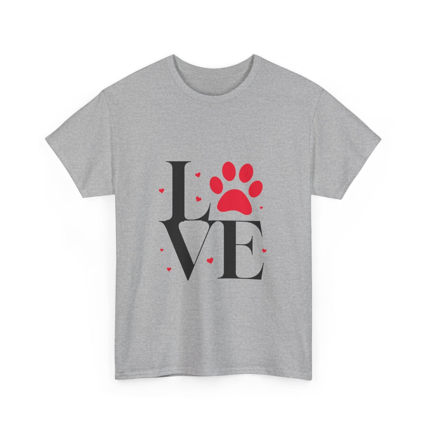 T-shirt con scritta "Love"