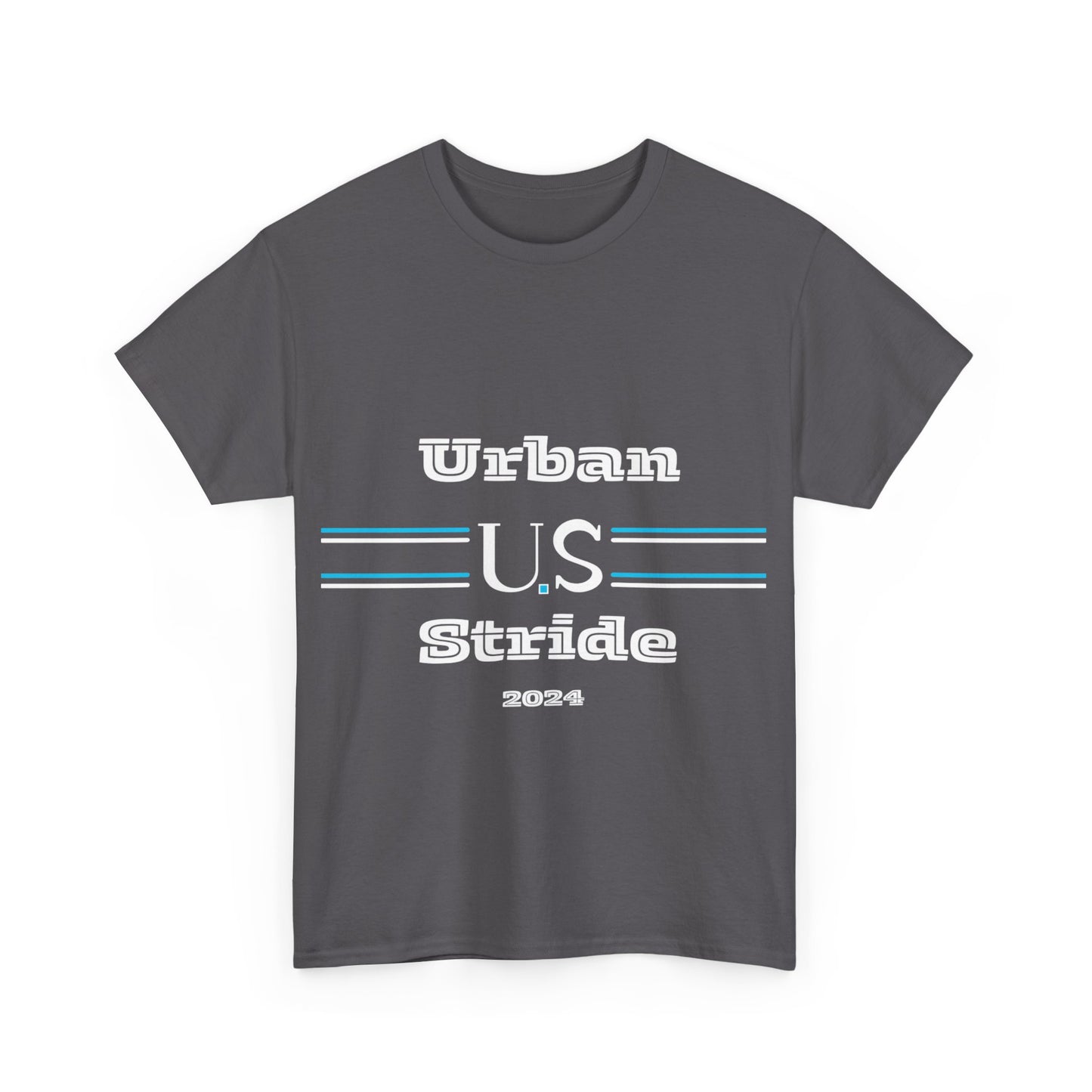 T-shirt con scritta "urbanstride " abbreviata U.S