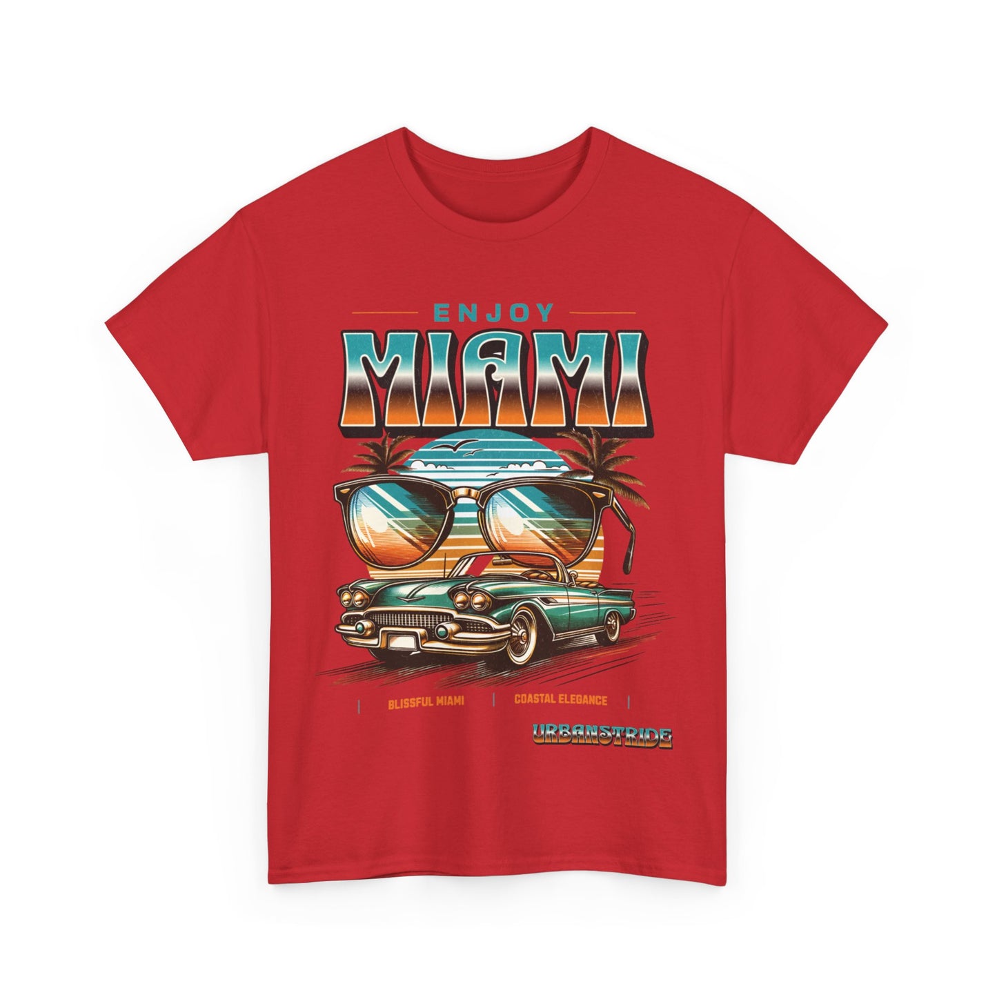 T-shirt con scritta" Enjoy Miami "