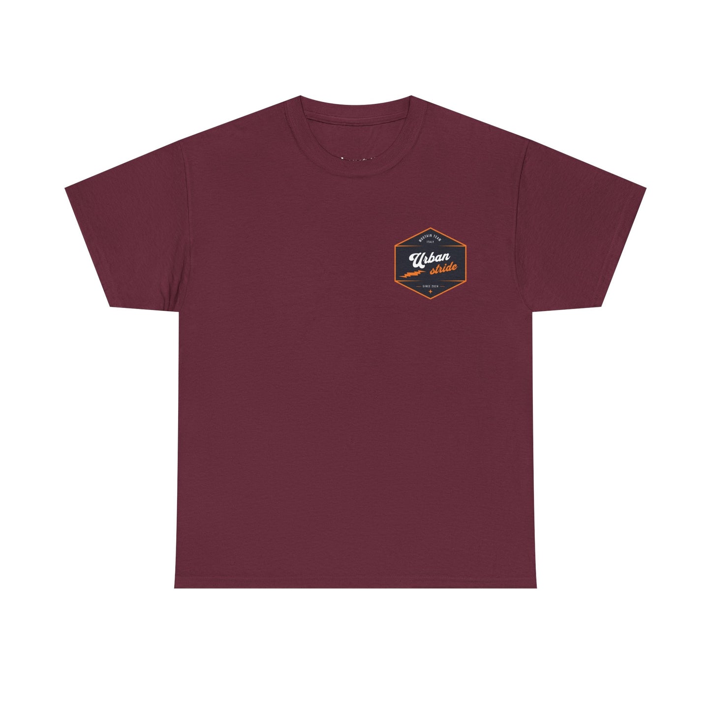 T-shirt Urban Stride® – Logo esagonale vintage in stile aviatore