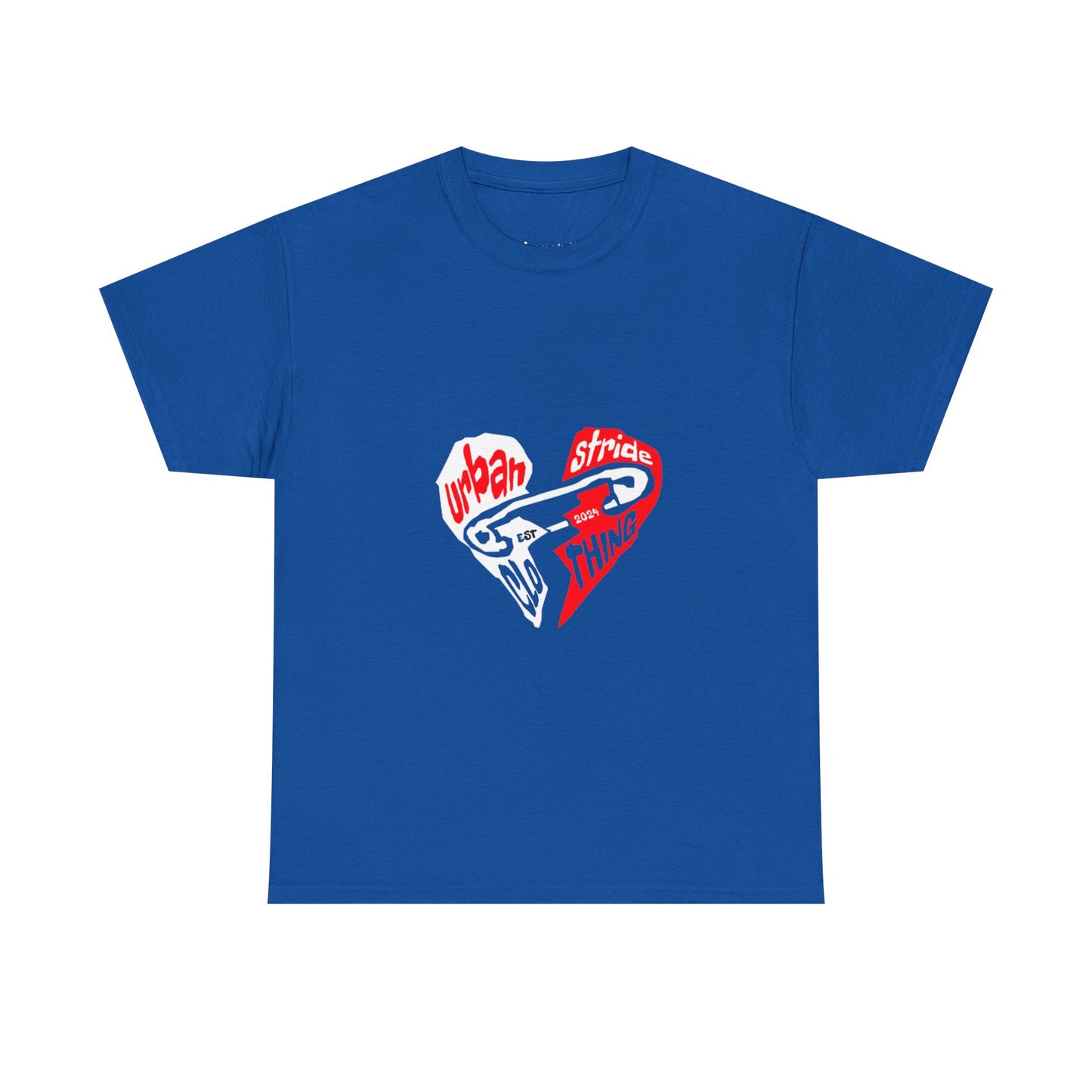 T-shirt con disegno cuore spezzato