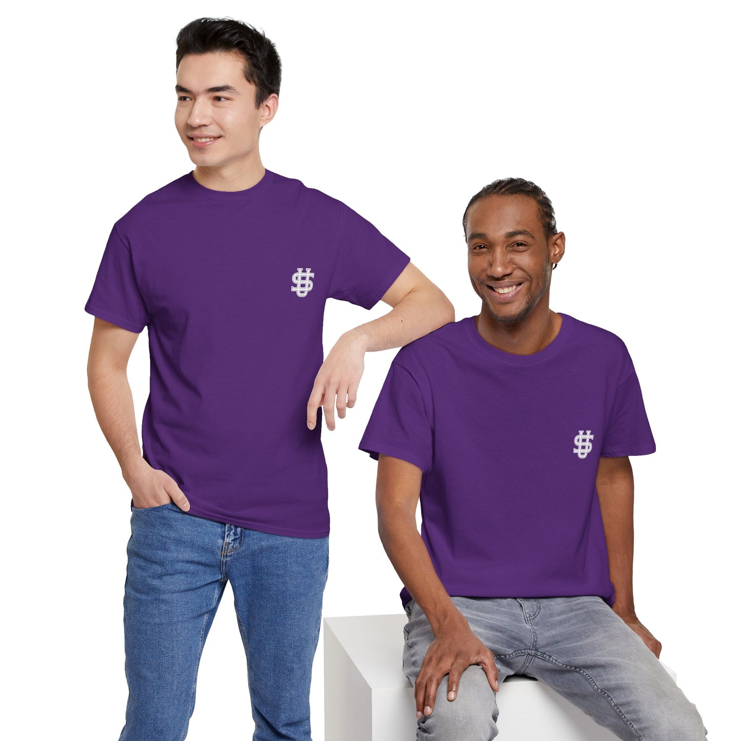 T-shirt con scritta "Urbanstride abbreviata U.S "
