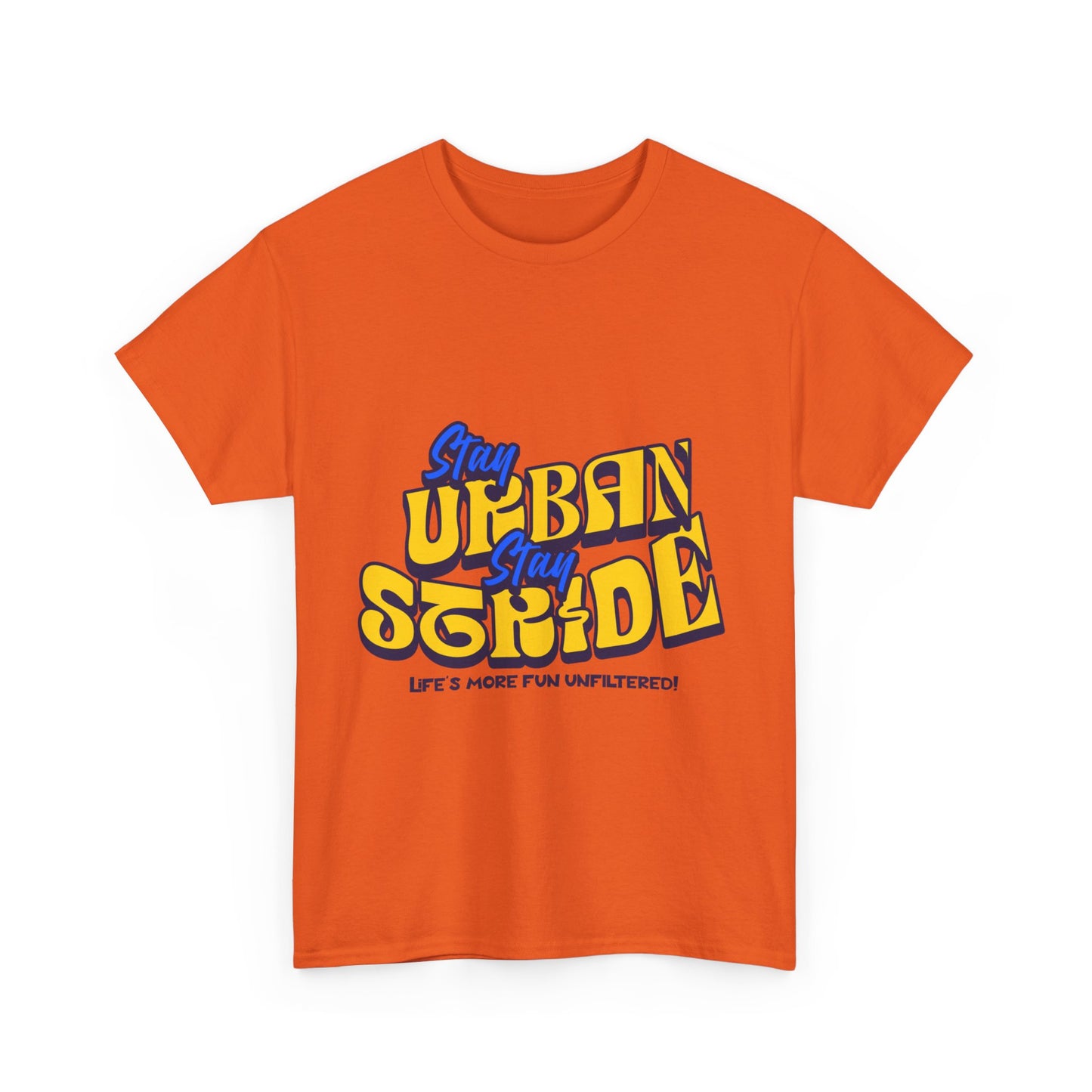 T-shirt con scritta Stay urban Stay stride