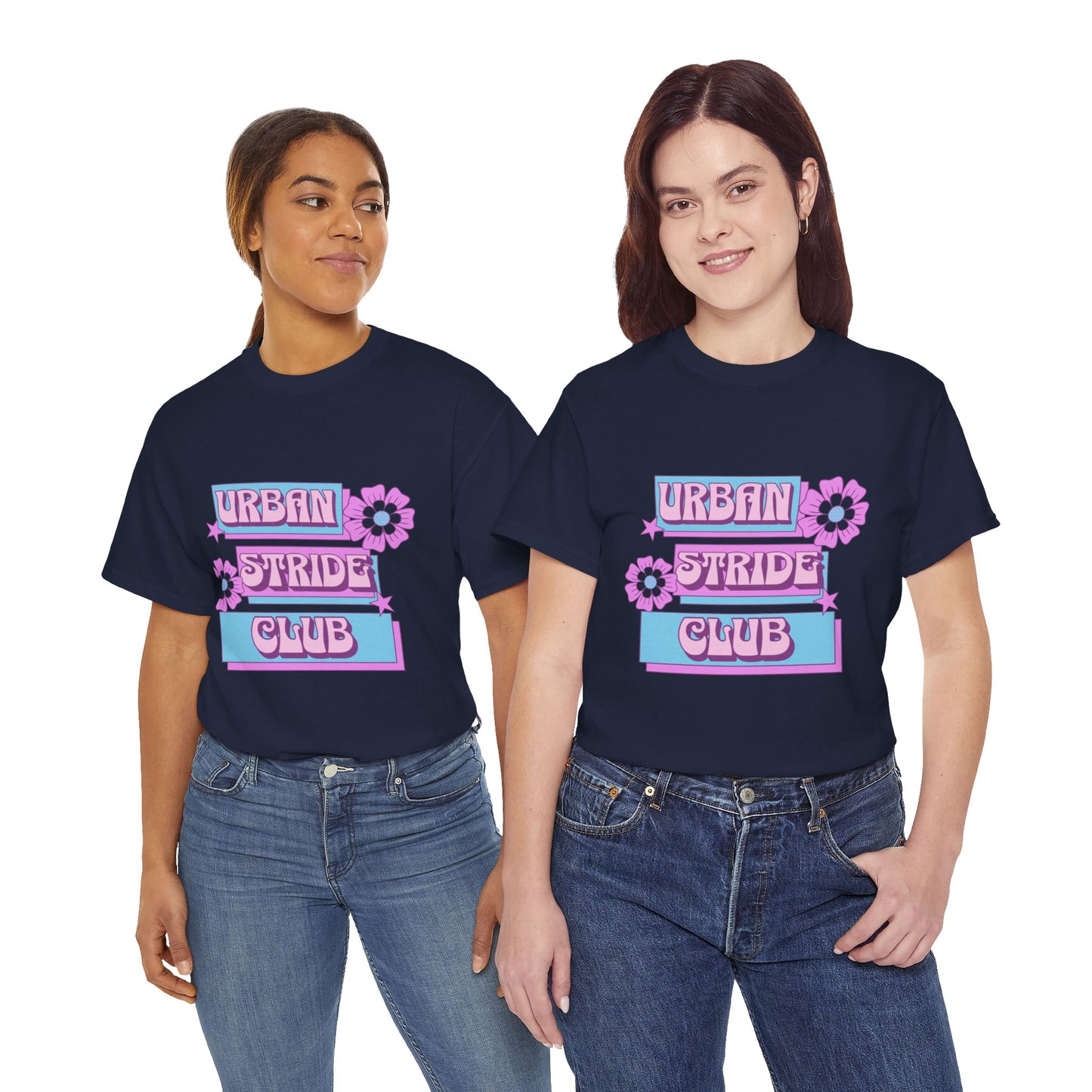 T-shirt con scritta "Urbanstride club"