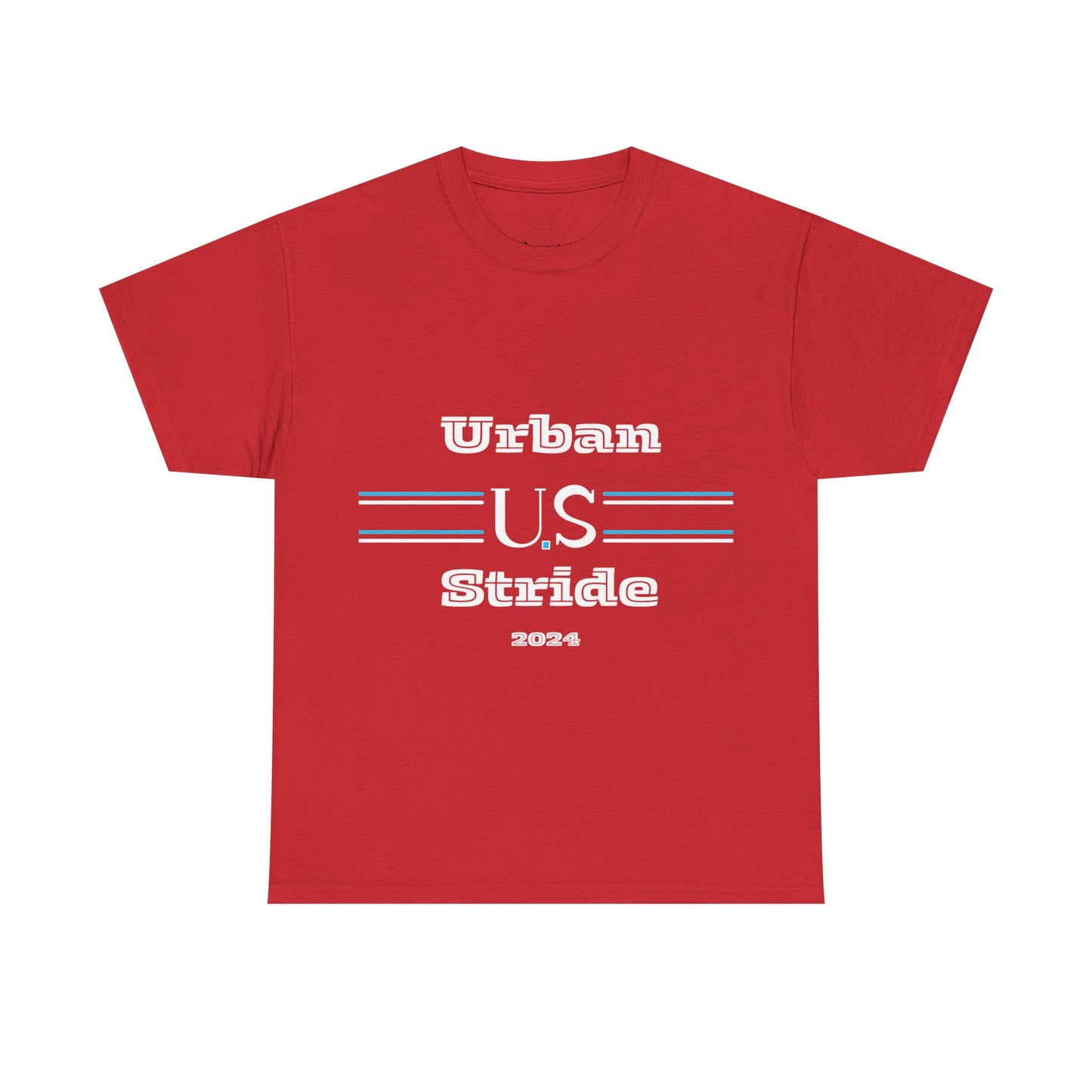 T-shirt con scritta "urbanstride " abbreviata U.S
