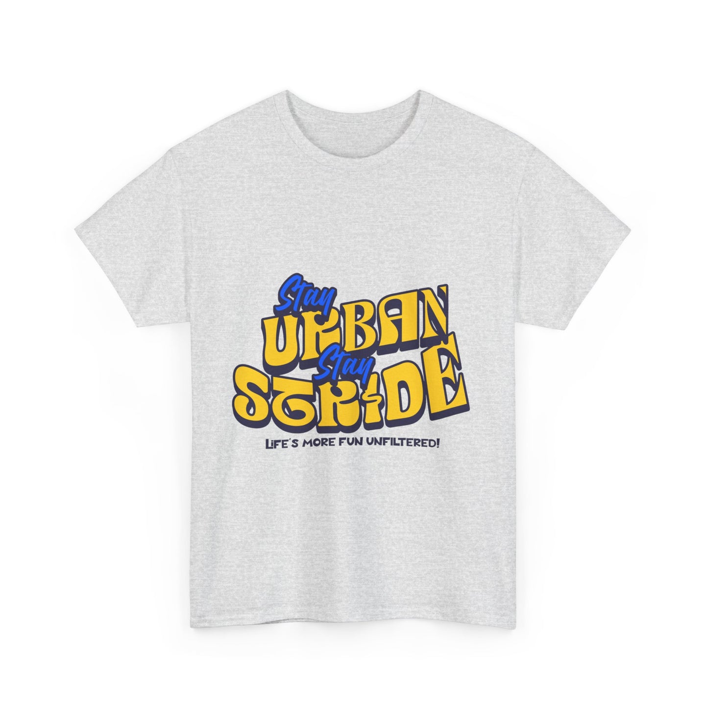 T-shirt con scritta Stay urban Stay stride