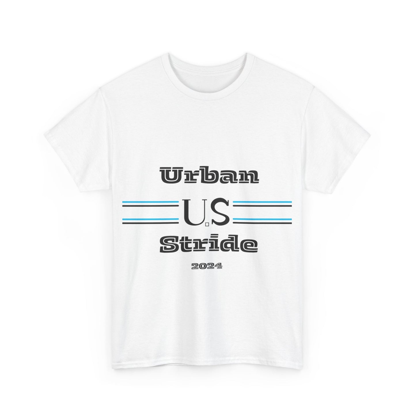 T-shirt con scritta "urbanstride " abbreviata U.S