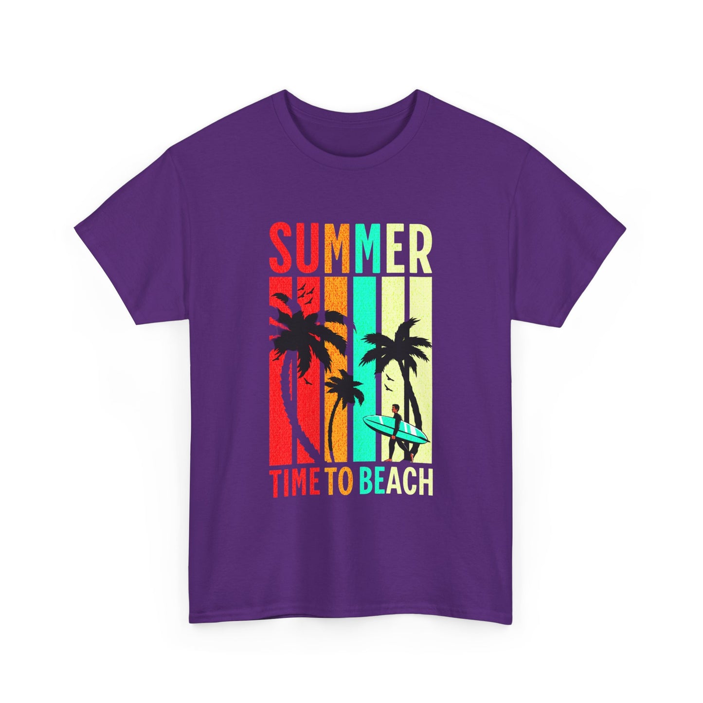 T-shirt con scritta " Summer time to the beach "