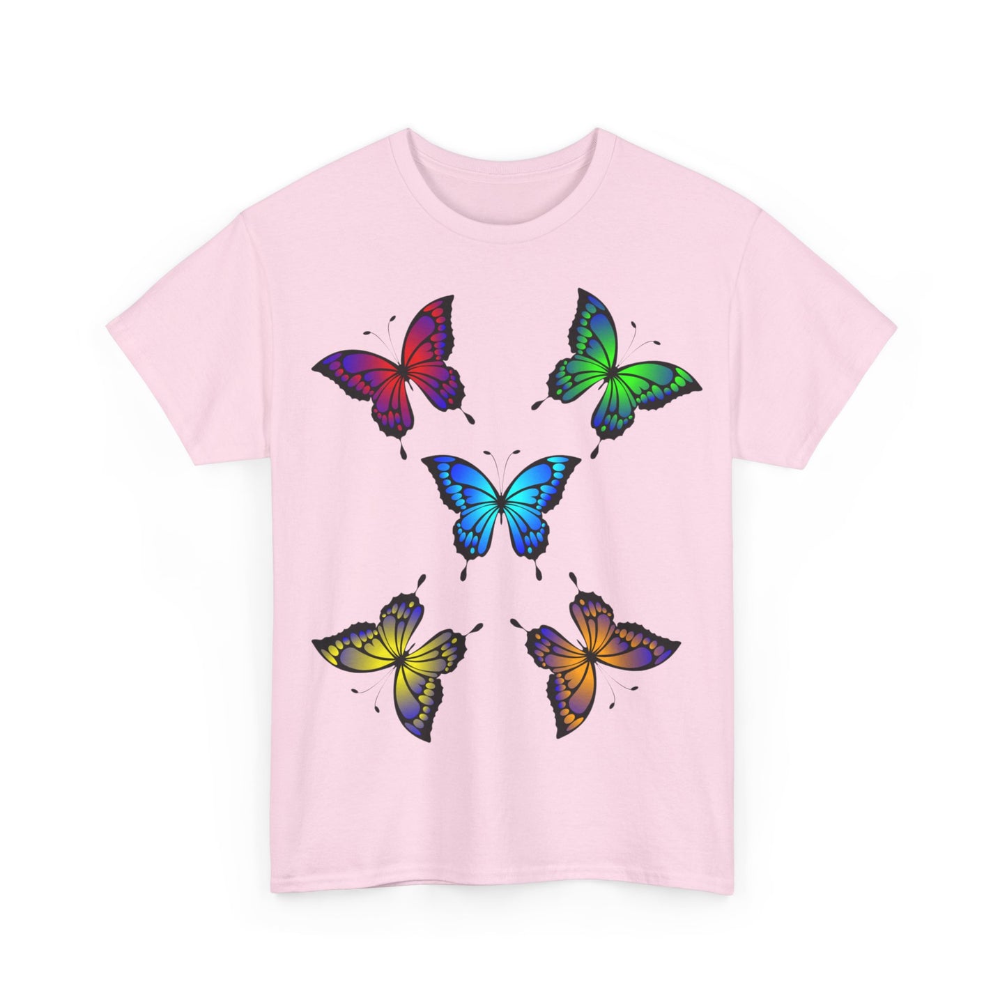 T-shirt con scritta "UrbanStride Butterfly Vibes