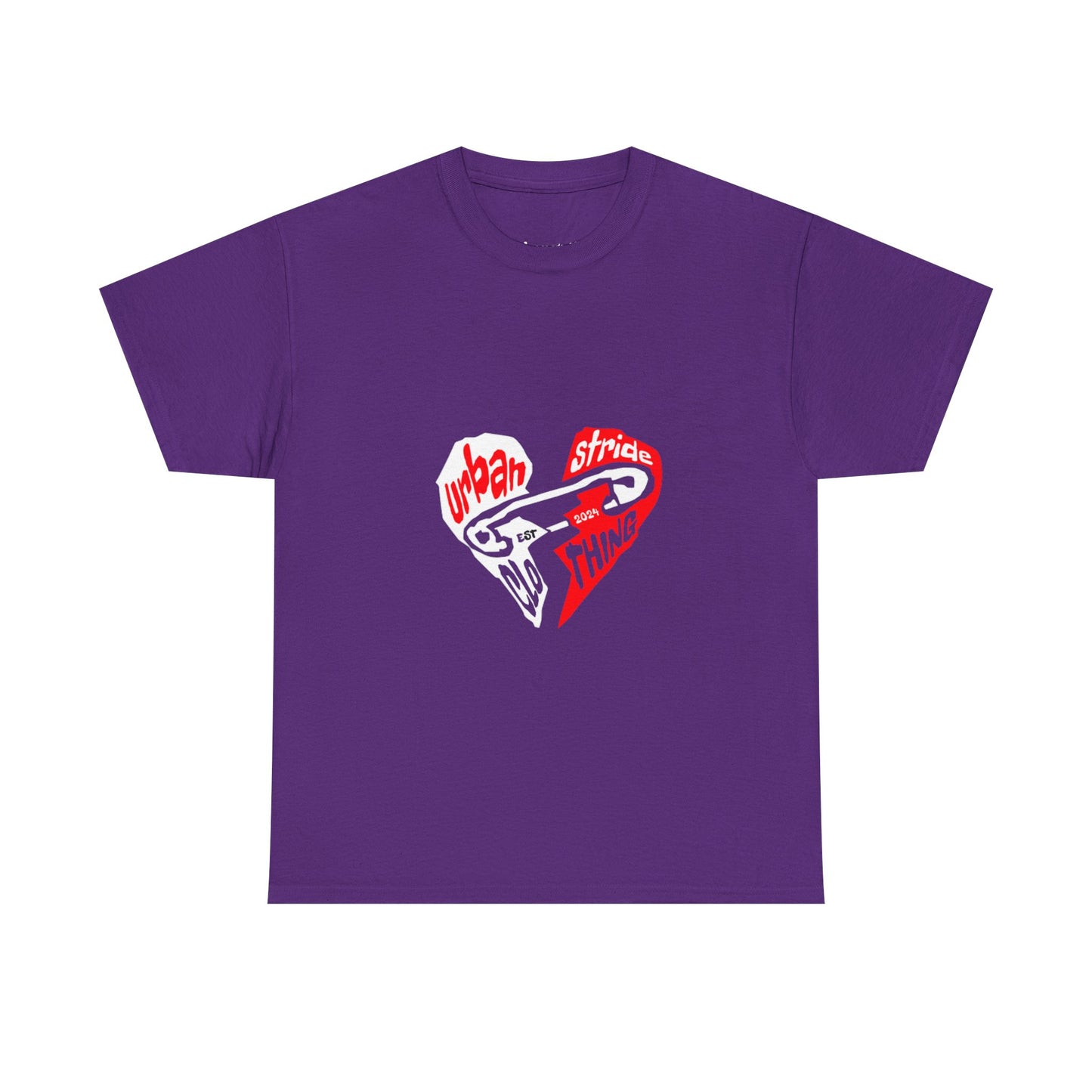 T-shirt con disegno cuore spezzato