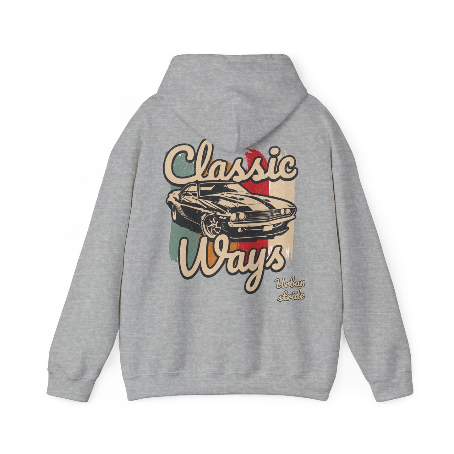 Felpa con scritta "Classic ways"