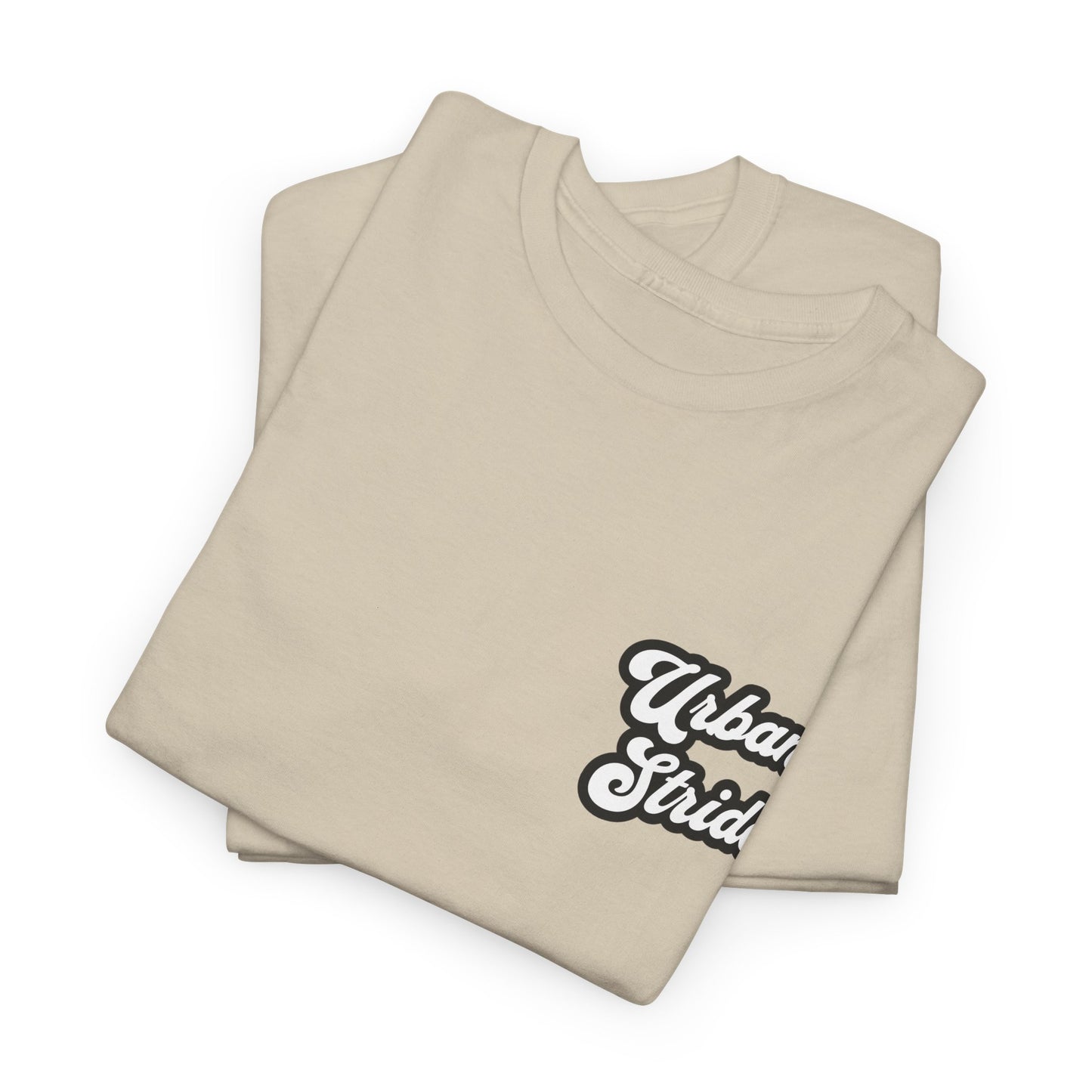 T-shirt con scritta "urbanstride " stile firma