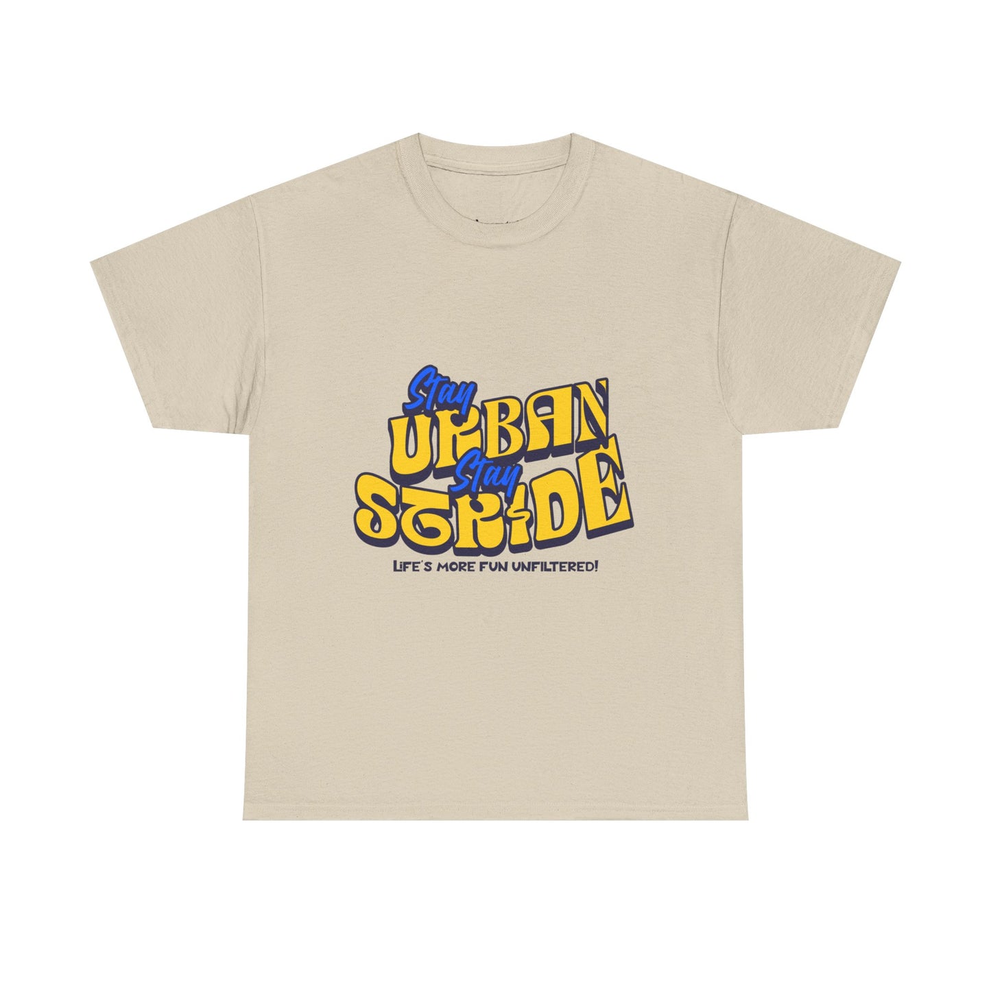 T-shirt con scritta Stay urban Stay stride