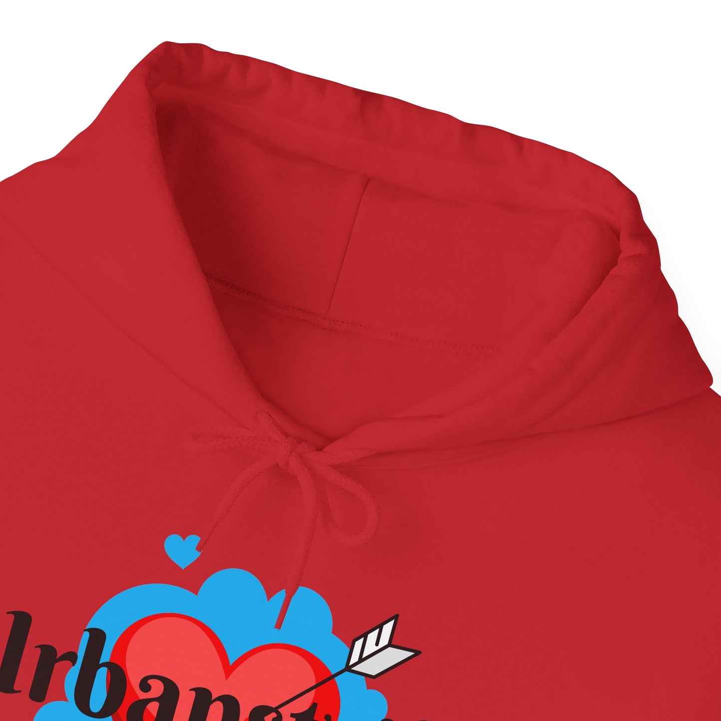 Felpa con logo "URBANSTRIDE" e cuore