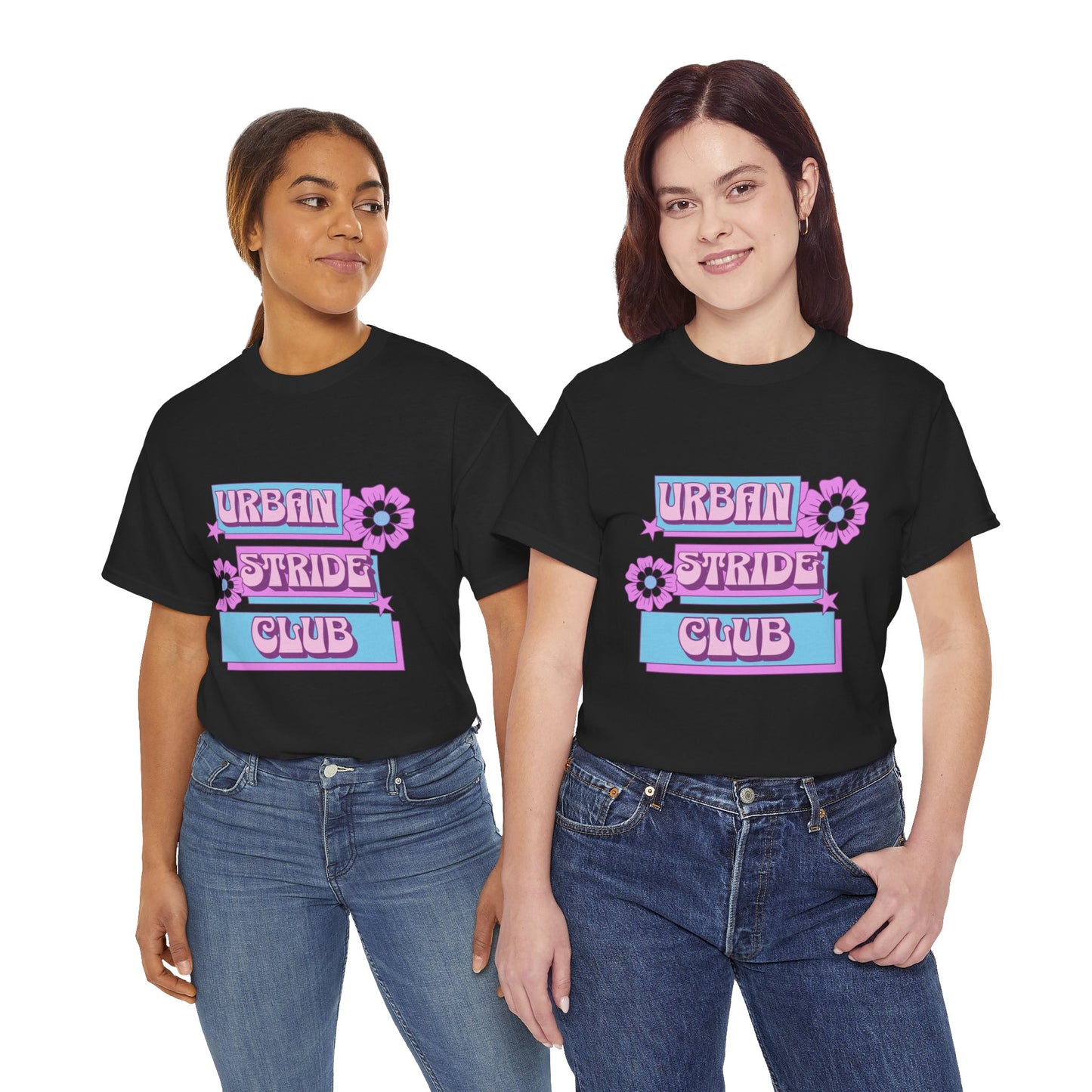 T-shirt con scritta "Urbanstride club"
