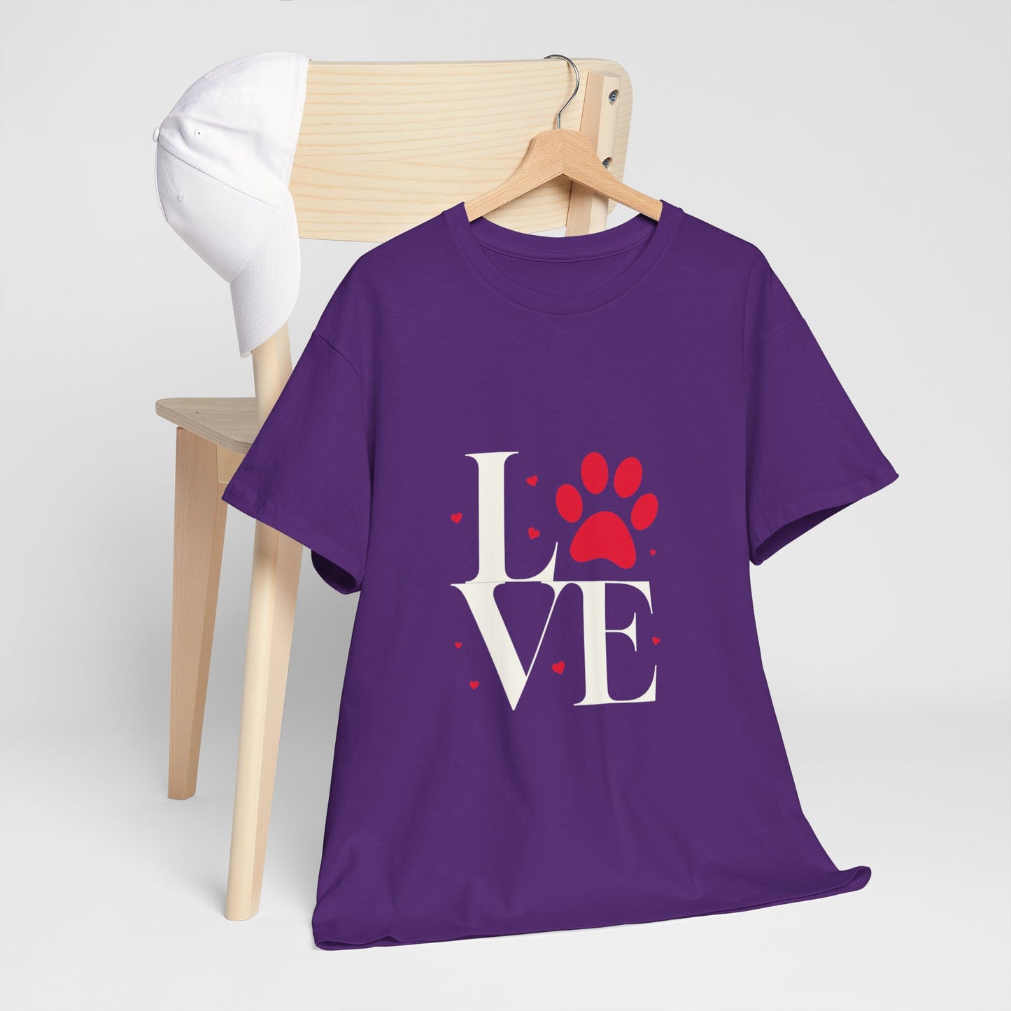 T-shirt con scritta "Love"