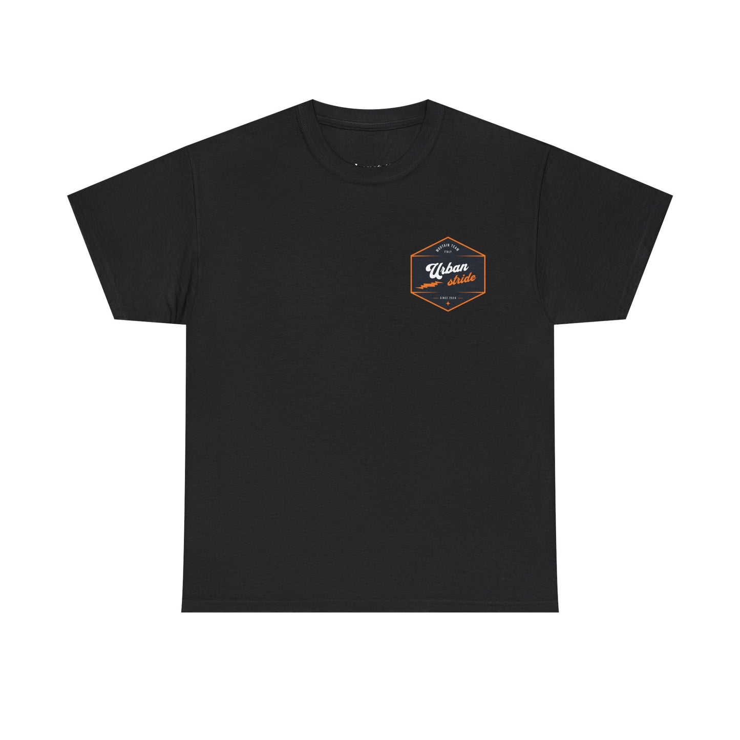T-shirt Urban Stride® – Logo esagonale vintage in stile aviatore