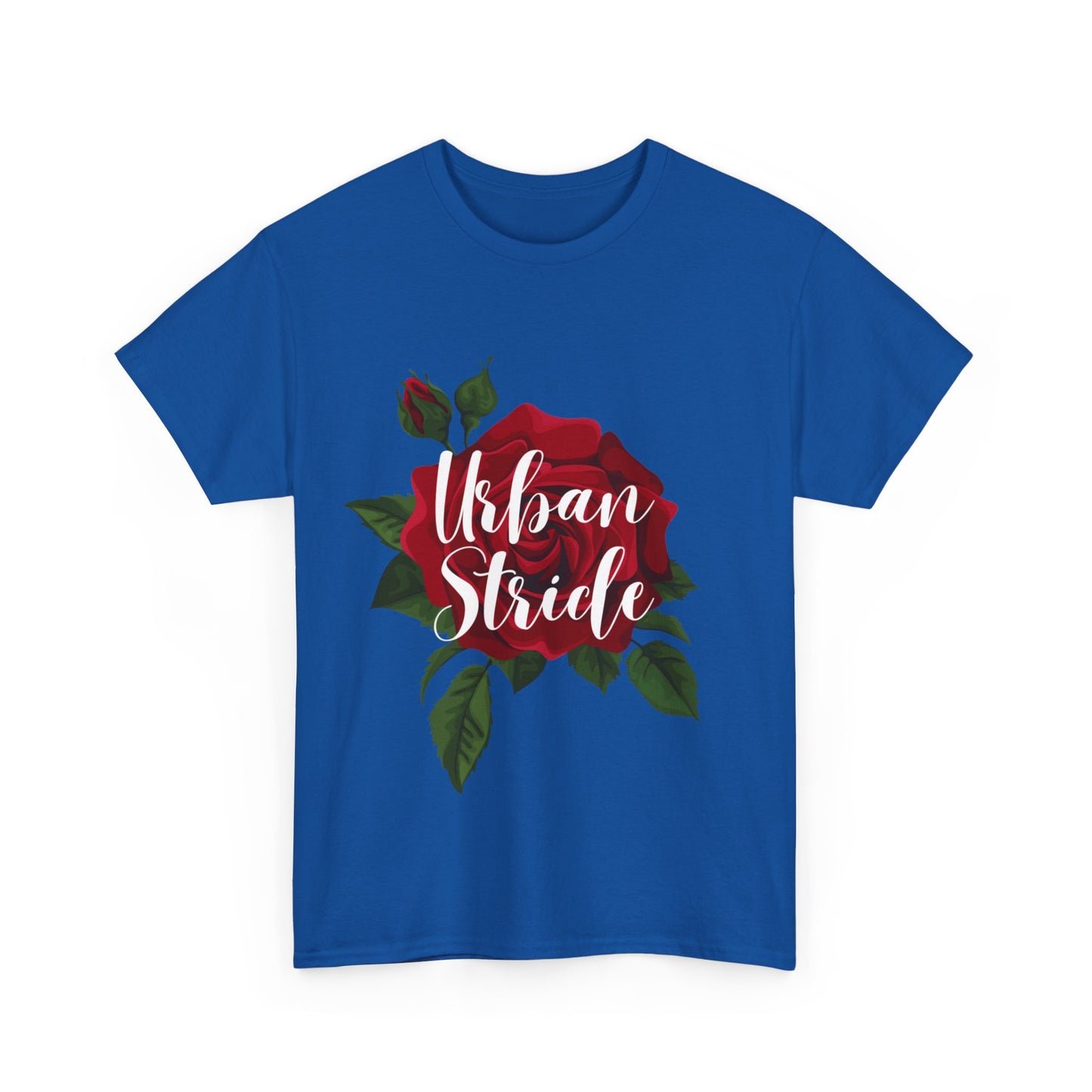 T-shirt con scritta "UrbanStride Vintage Flower