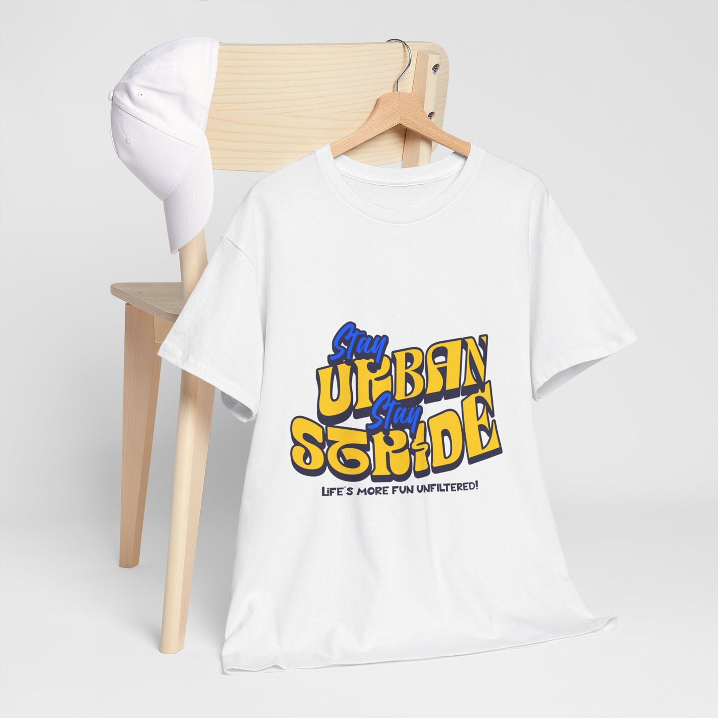 T-shirt con scritta Stay urban Stay stride