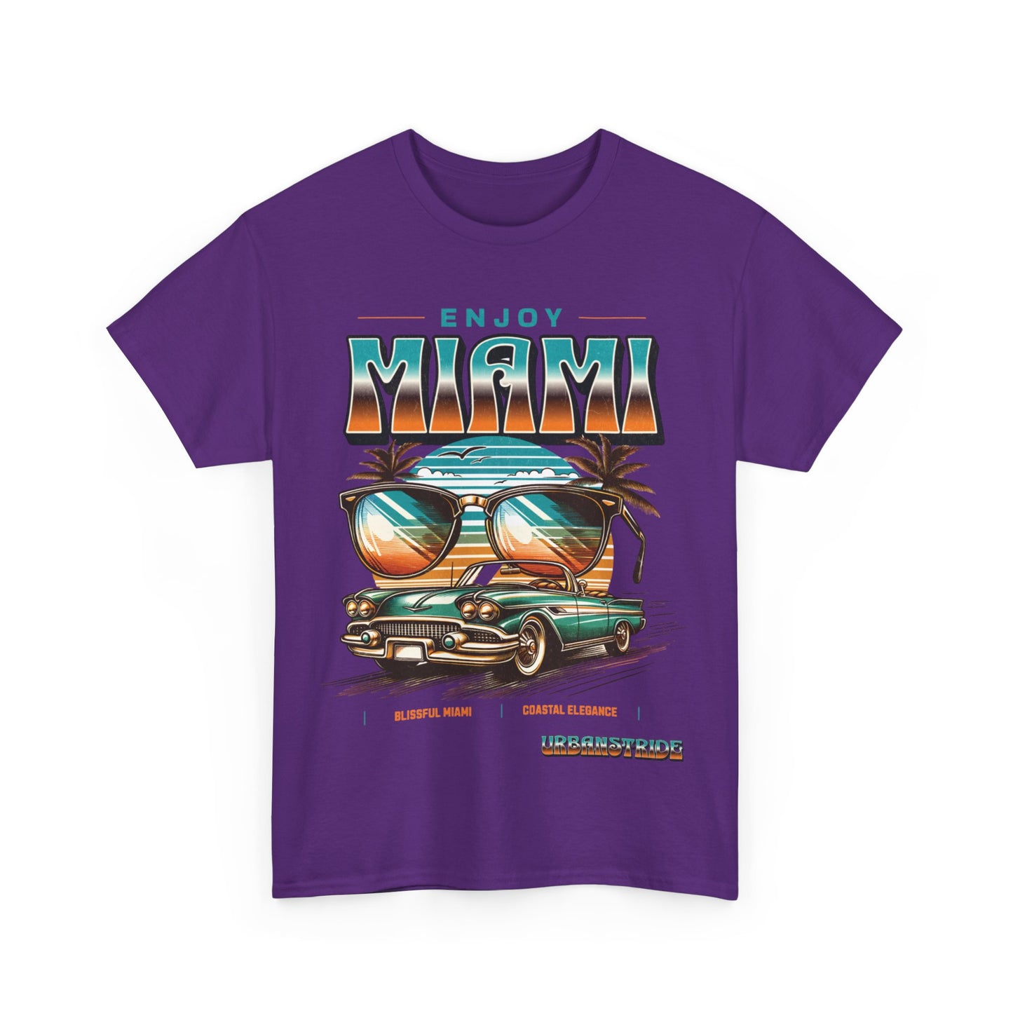 T-shirt con scritta" Enjoy Miami "