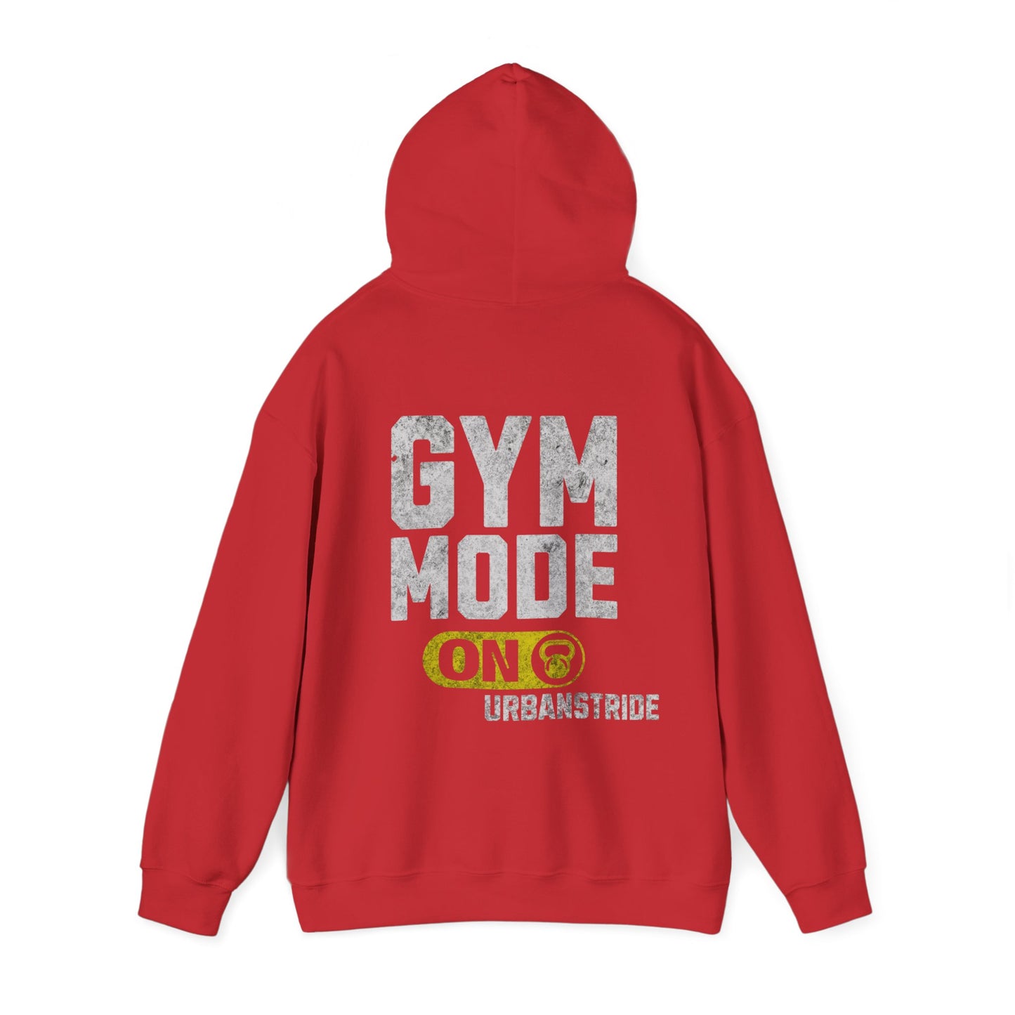 Felpa con scritta "Gym mode on"