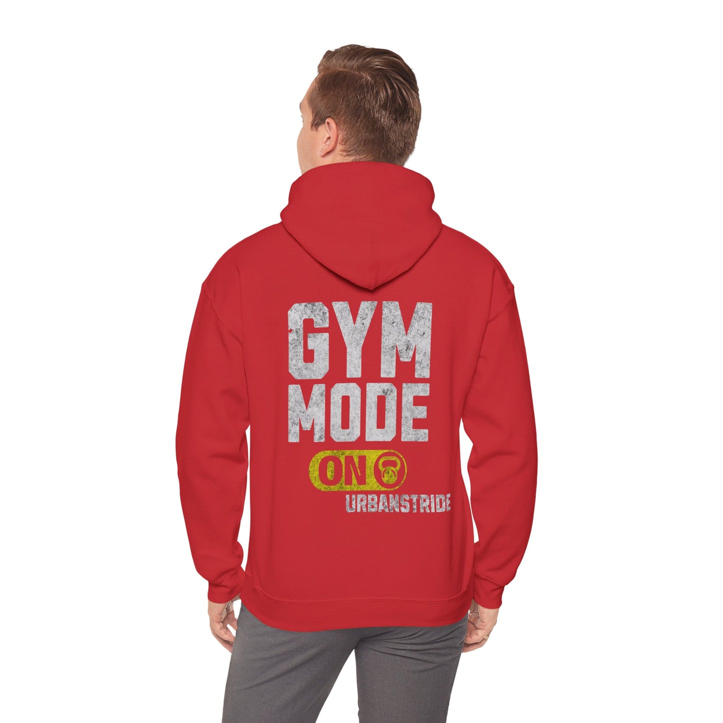 Felpa con scritta "Gym mode on"