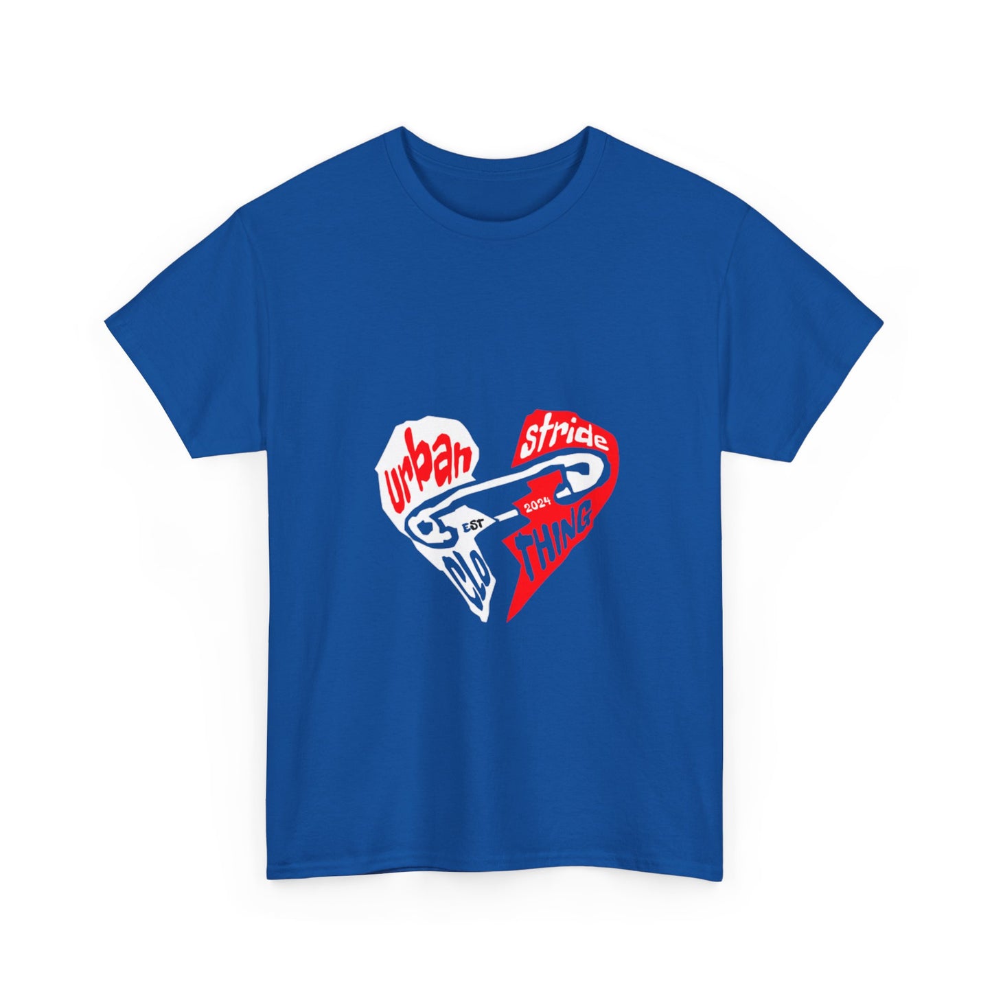 T-shirt con disegno cuore spezzato