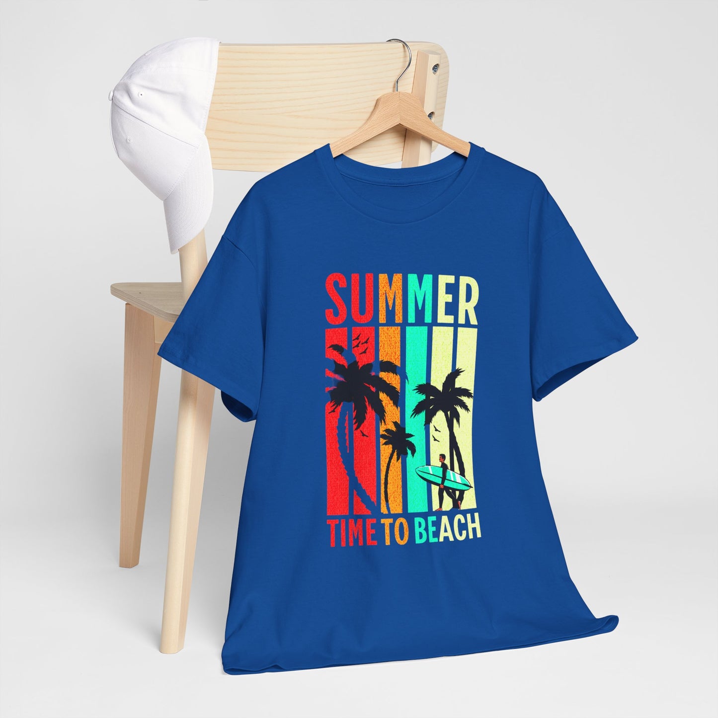 T-shirt con scritta " Summer time to the beach "