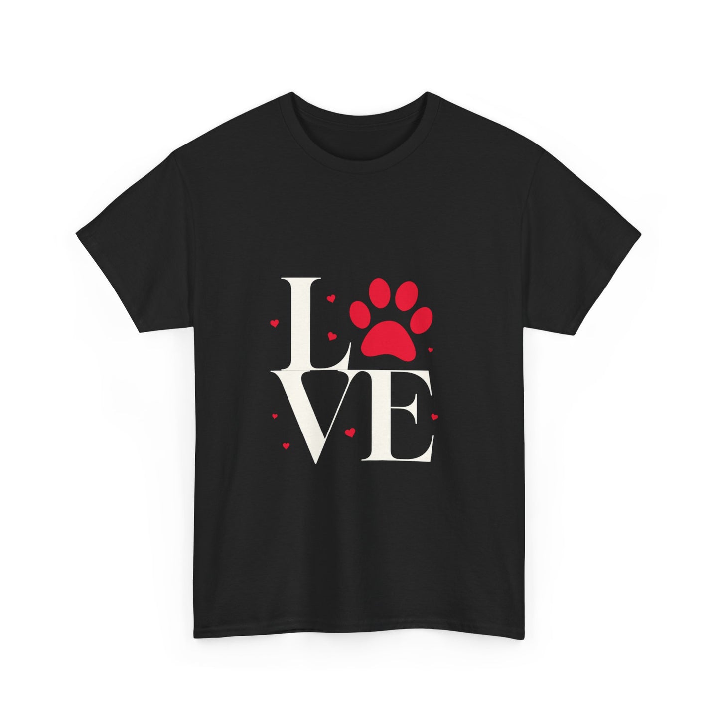 T-shirt con scritta "Love"