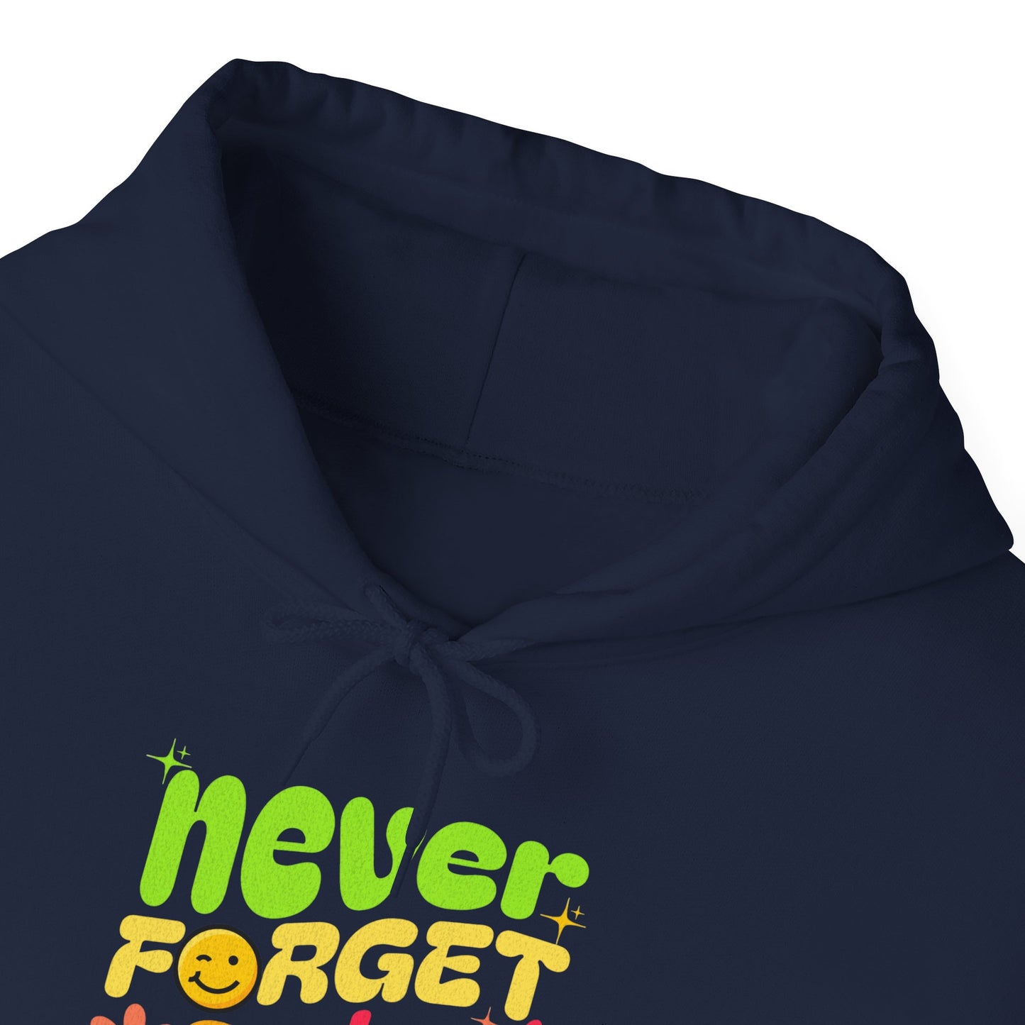 Felpa con scritta "Never forget about your passion"