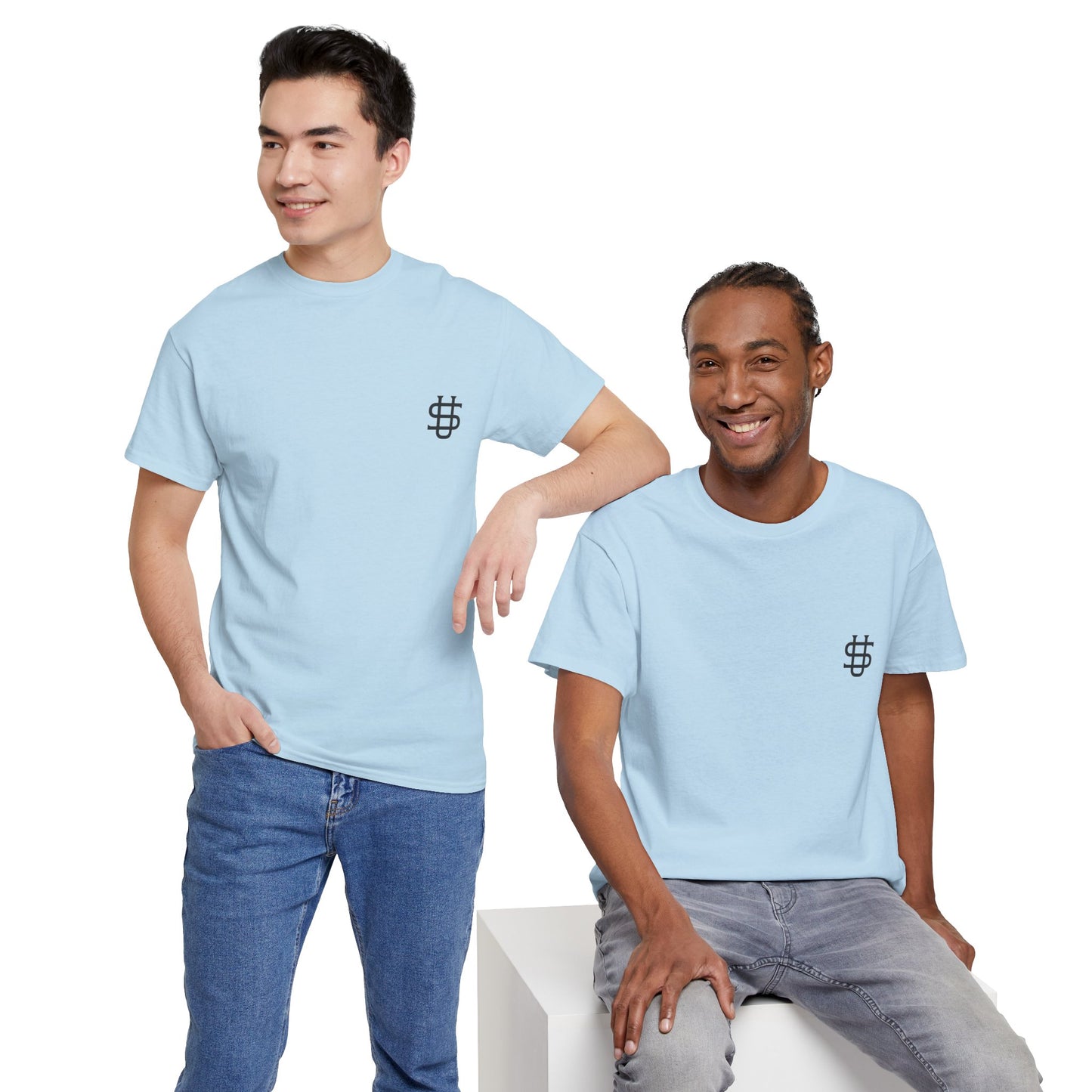 T-shirt con scritta "Urbanstride abbreviata U.S "