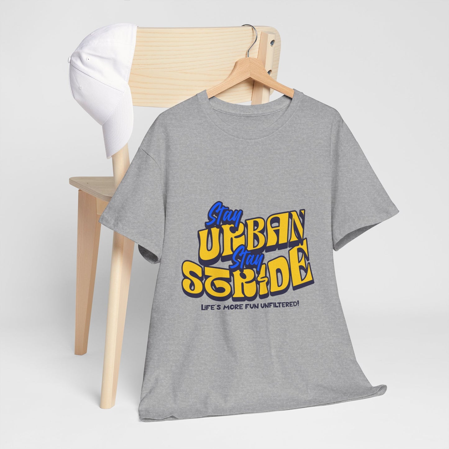 T-shirt con scritta Stay urban Stay stride