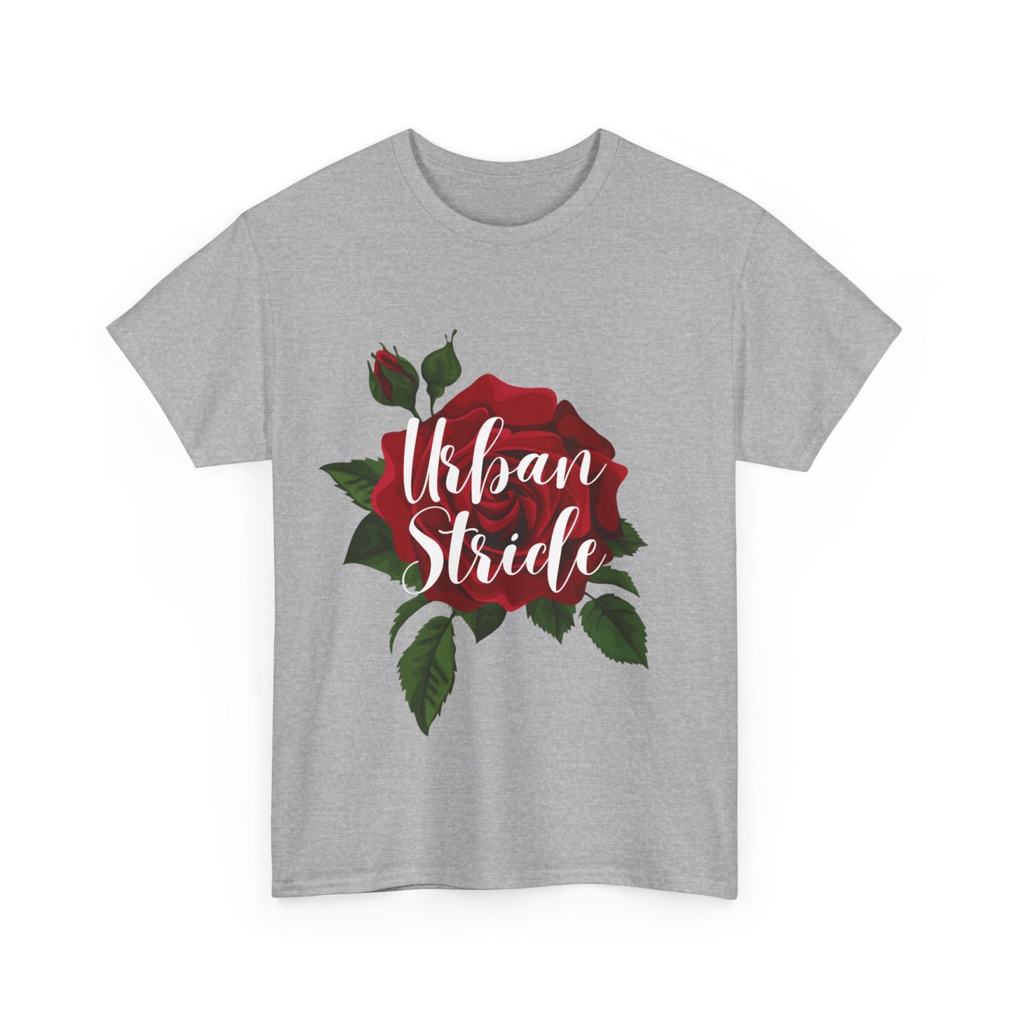 T-shirt con scritta "UrbanStride Vintage Flower