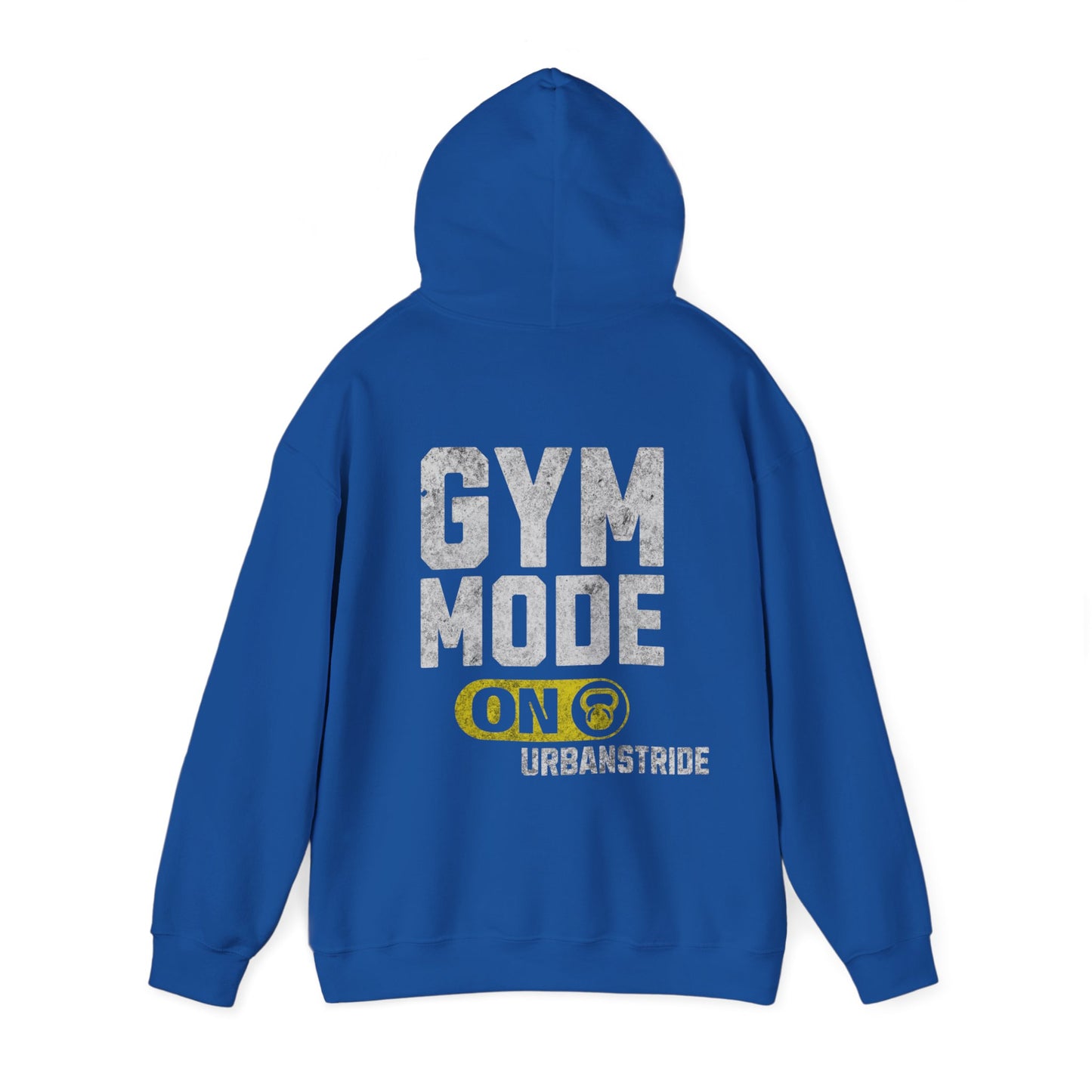 Felpa con scritta "Gym mode on"
