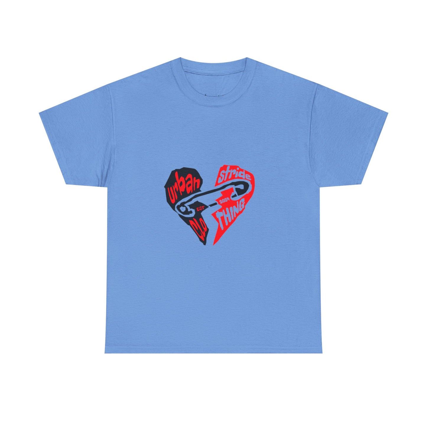 T-shirt con disegno cuore spezzato