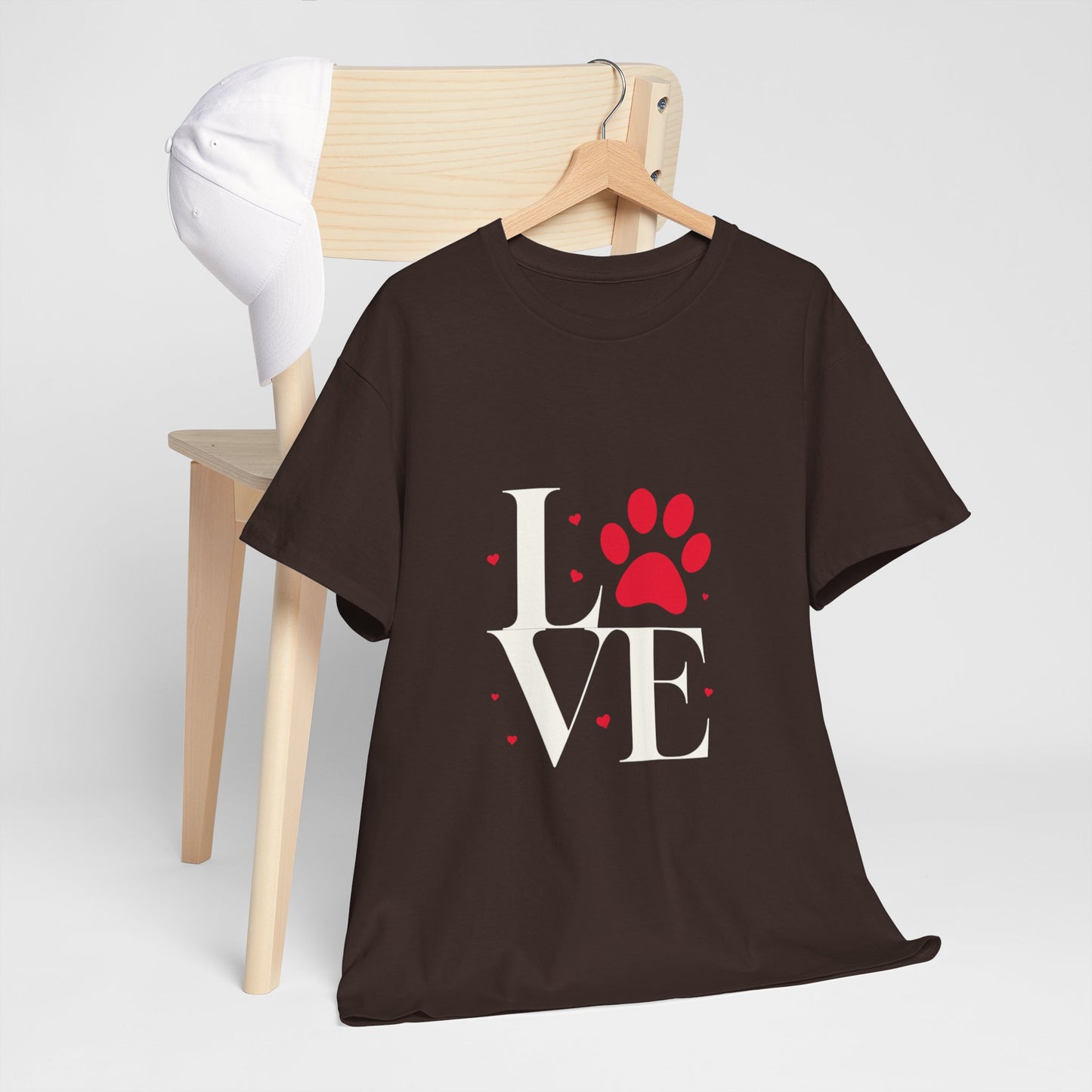 T-shirt con scritta "Love"