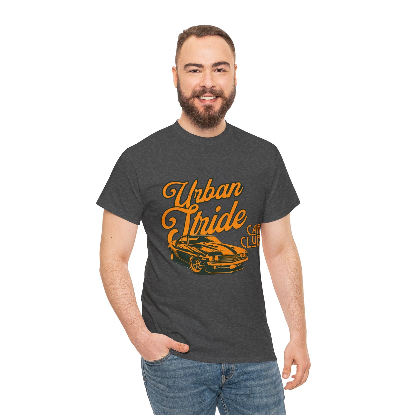 T-shirt con scritta "Urbanstride car club"