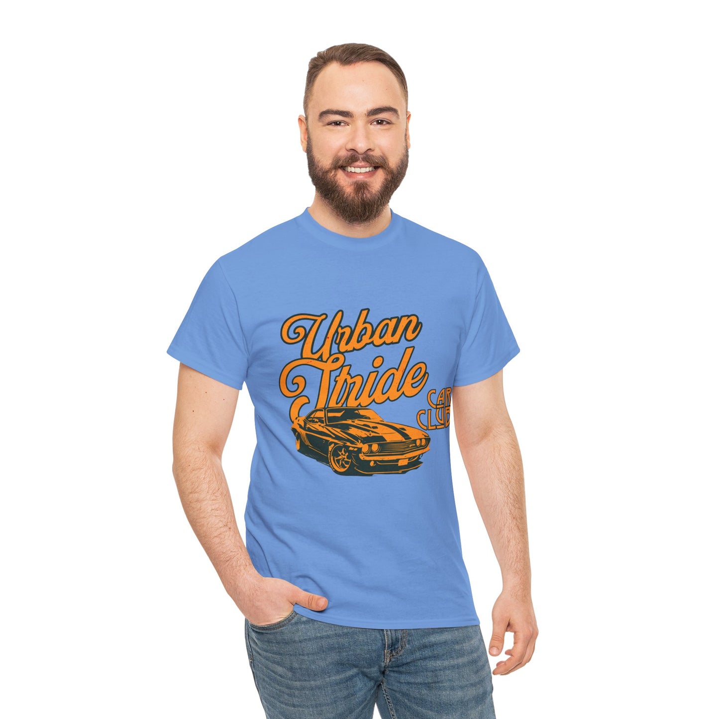T-shirt con scritta "Urbanstride car club"