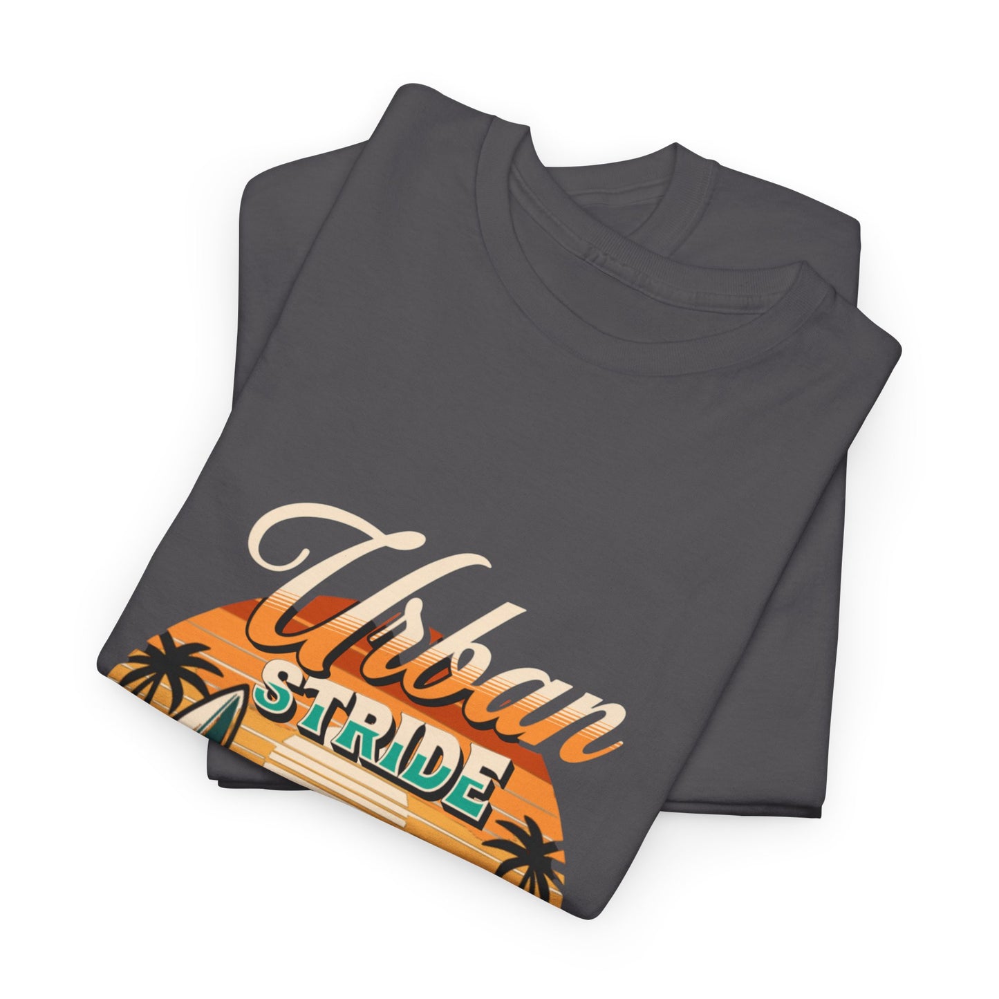 T-shirt con scritta"Urbanstride timeless style ocean drive "