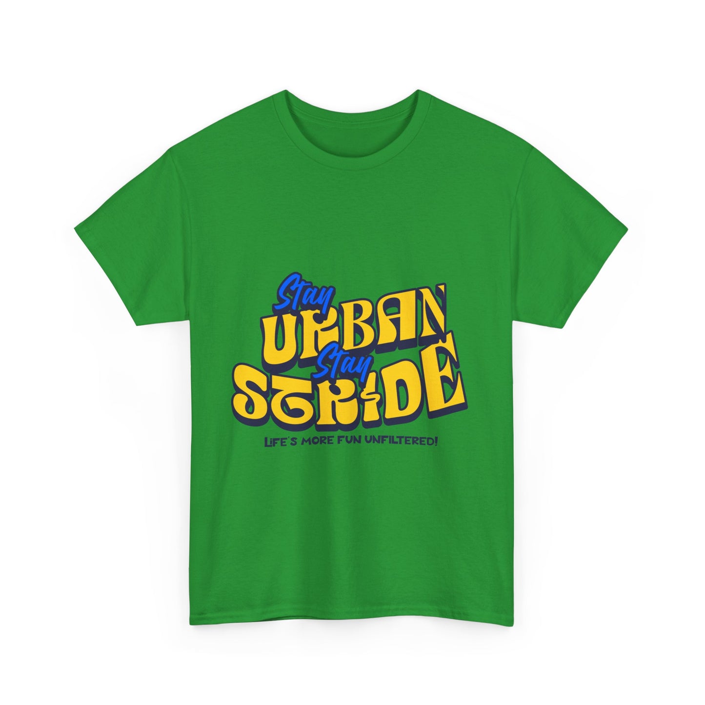 T-shirt con scritta Stay urban Stay stride