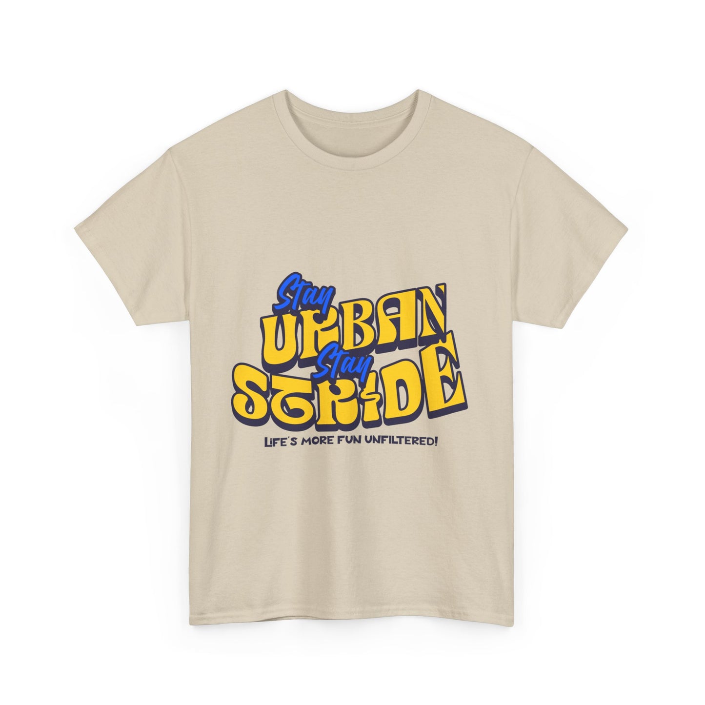 T-shirt con scritta Stay urban Stay stride