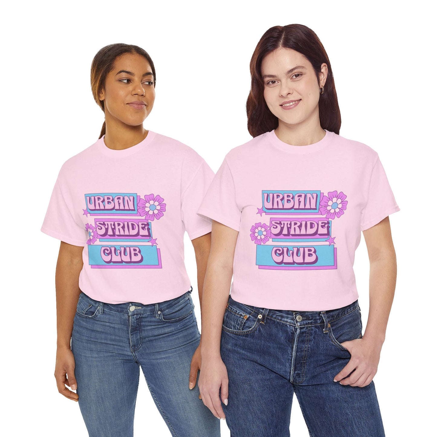 T-shirt con scritta "Urbanstride club"