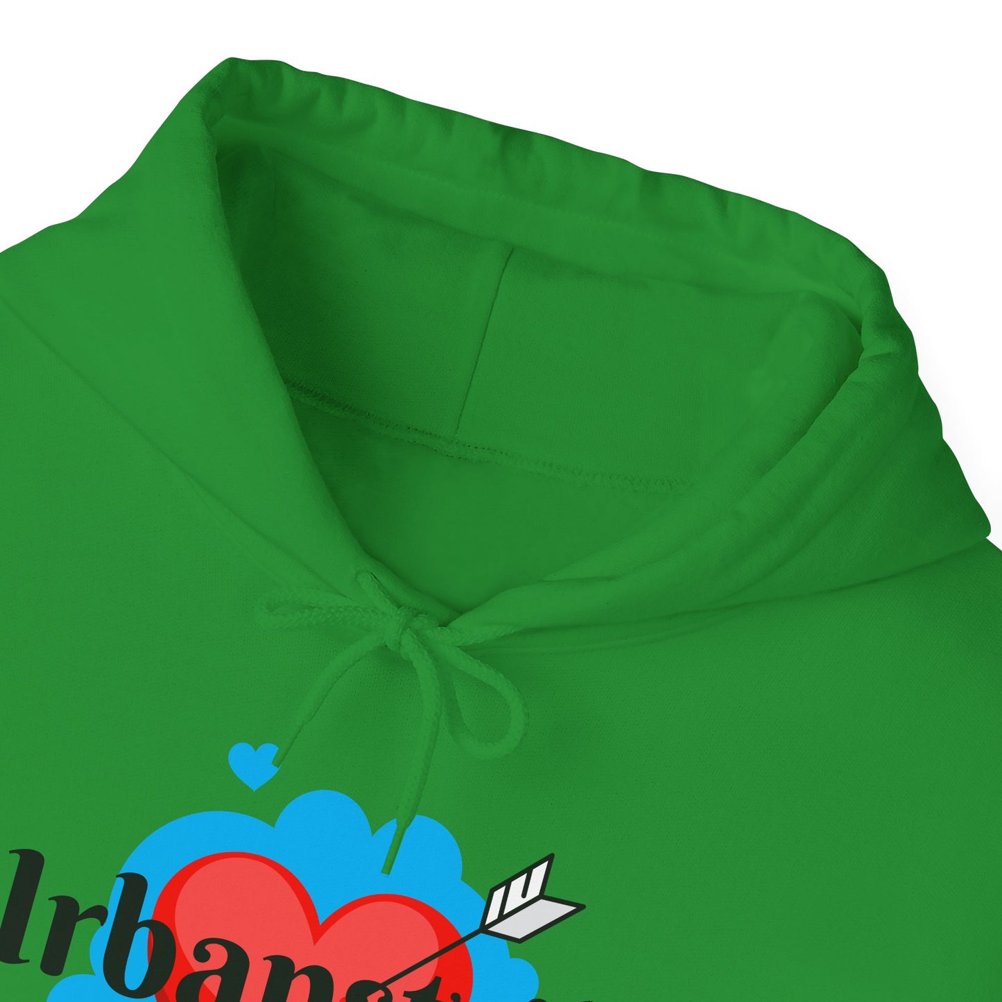 Felpa con logo "URBANSTRIDE" e cuore