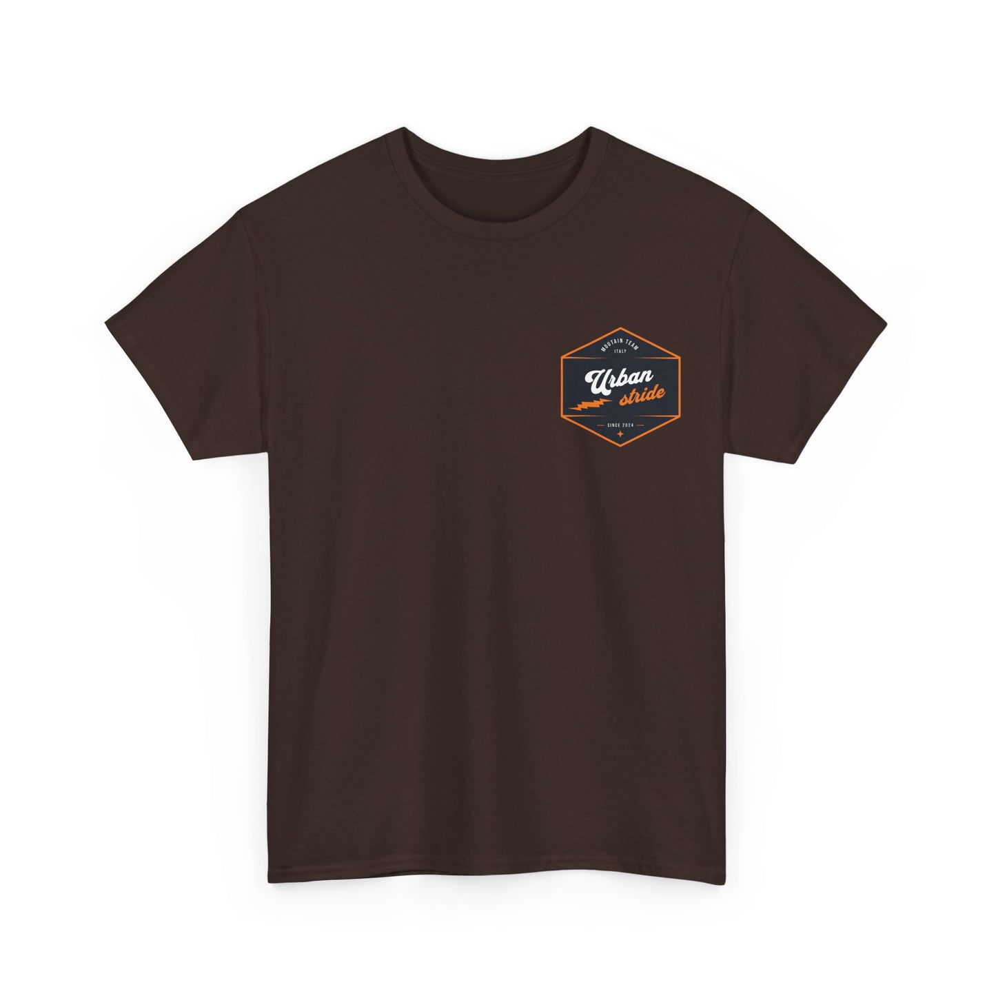T-shirt Urban Stride® – Logo esagonale vintage in stile aviatore