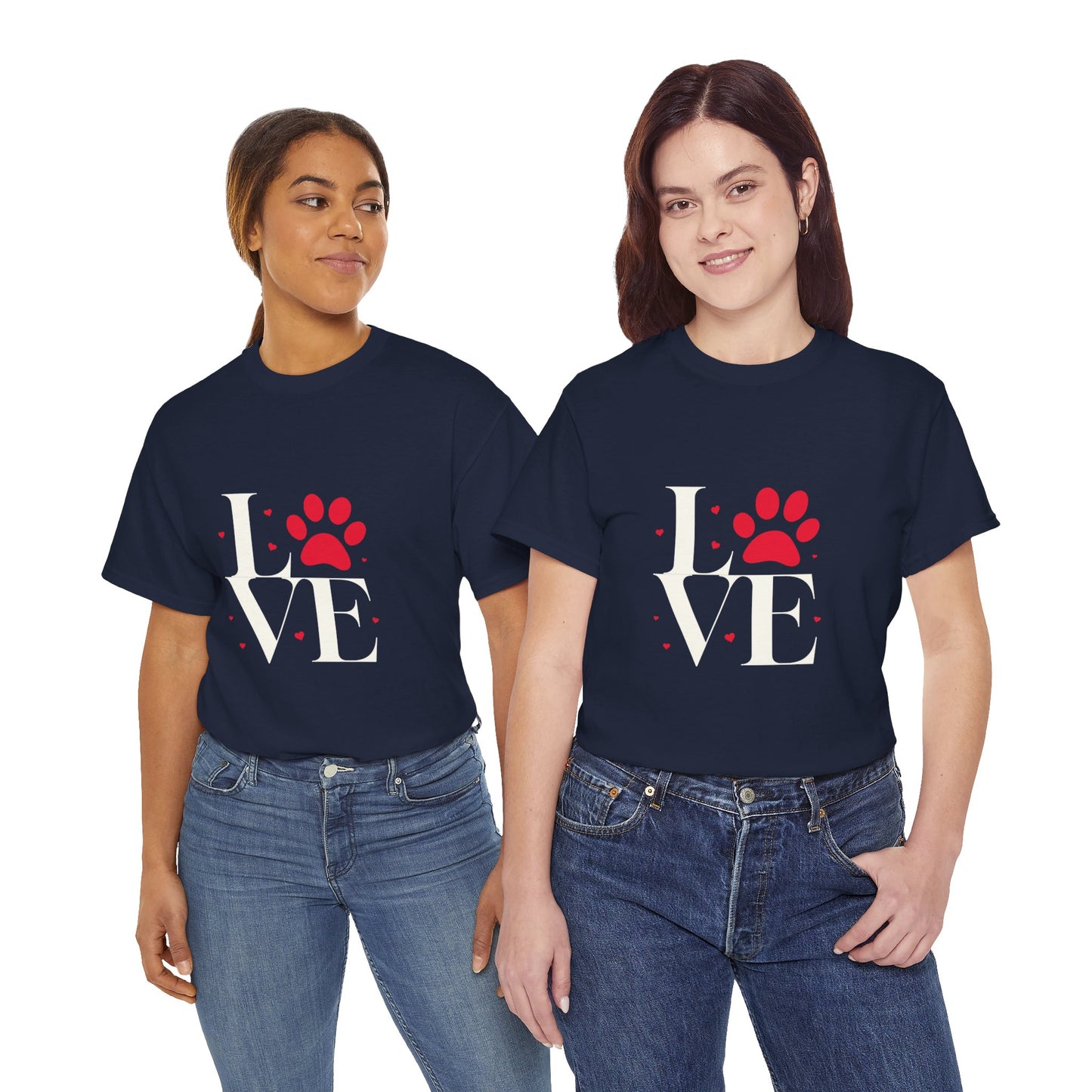 T-shirt con scritta "Love"