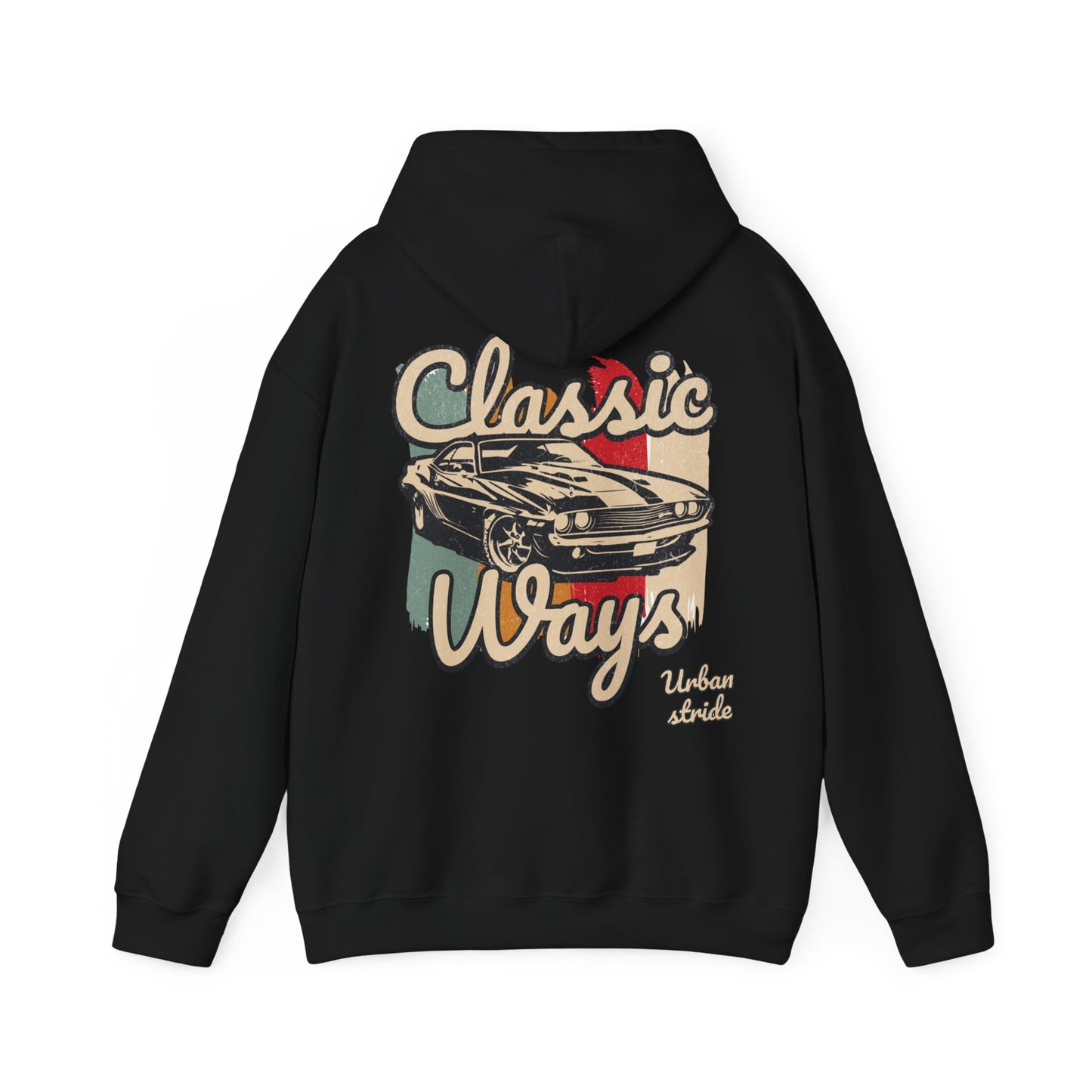 Felpa con scritta "Classic ways"