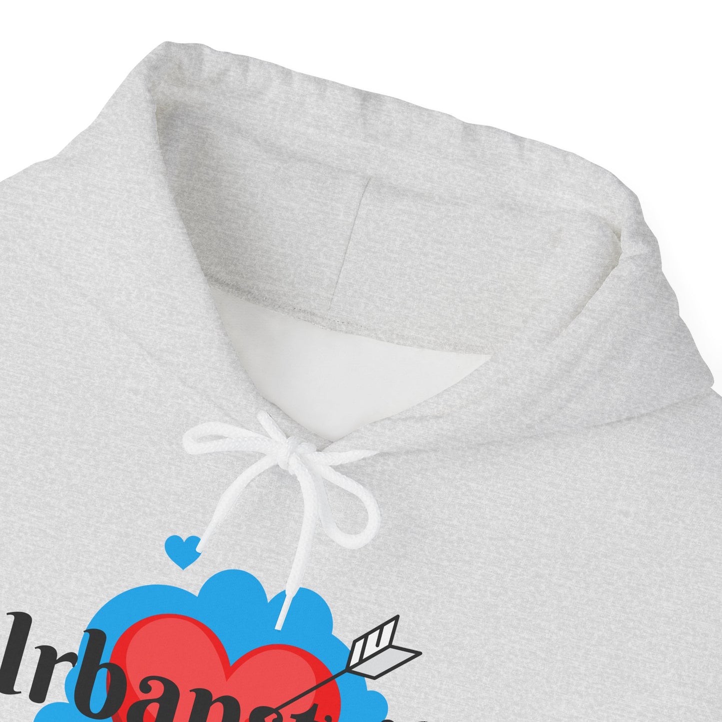 Felpa con logo "URBANSTRIDE" e cuore